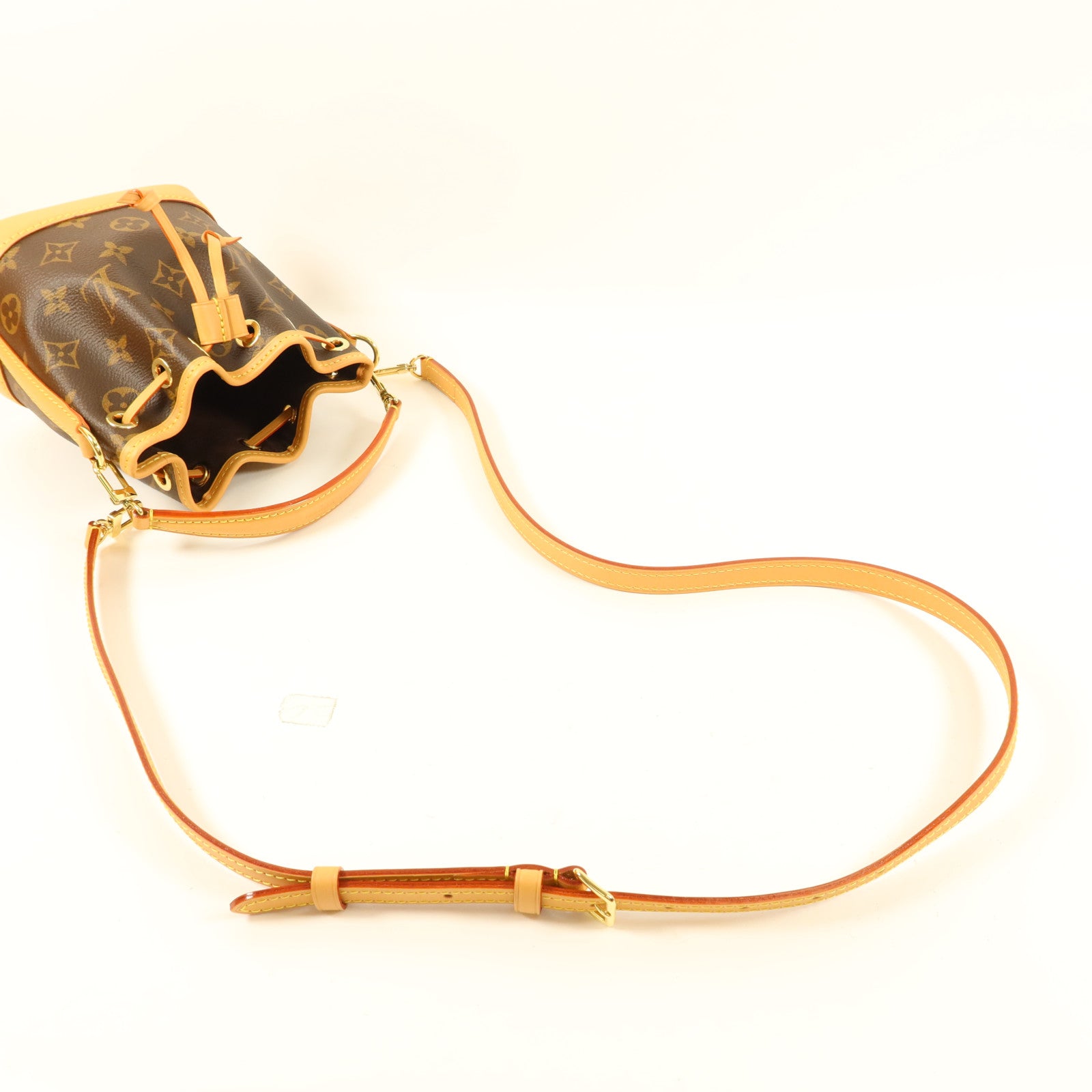 LOUIS VUITTON Monogram Nano Noe金扣手挽肩背兩用袋