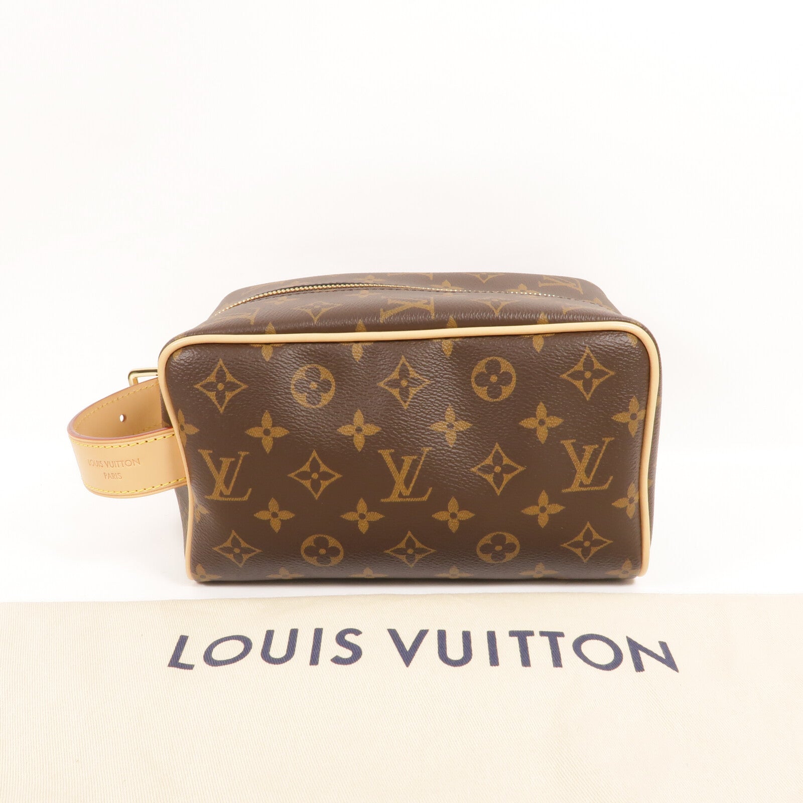 LOUIS VUITTON Monogram Trousse Toilette Locker Dopp Kit手挽袋