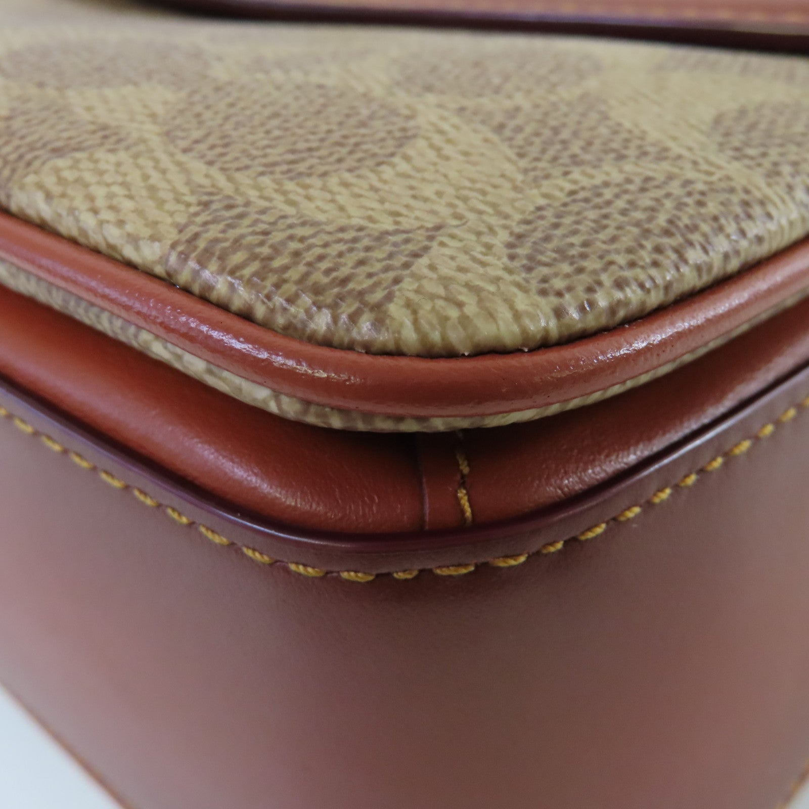 COACH 【激減優惠】塗層帆布/牛皮皮革Marlie Top Handle 2Way Shoulder Bag金扣鏈帶肩背袋啡色