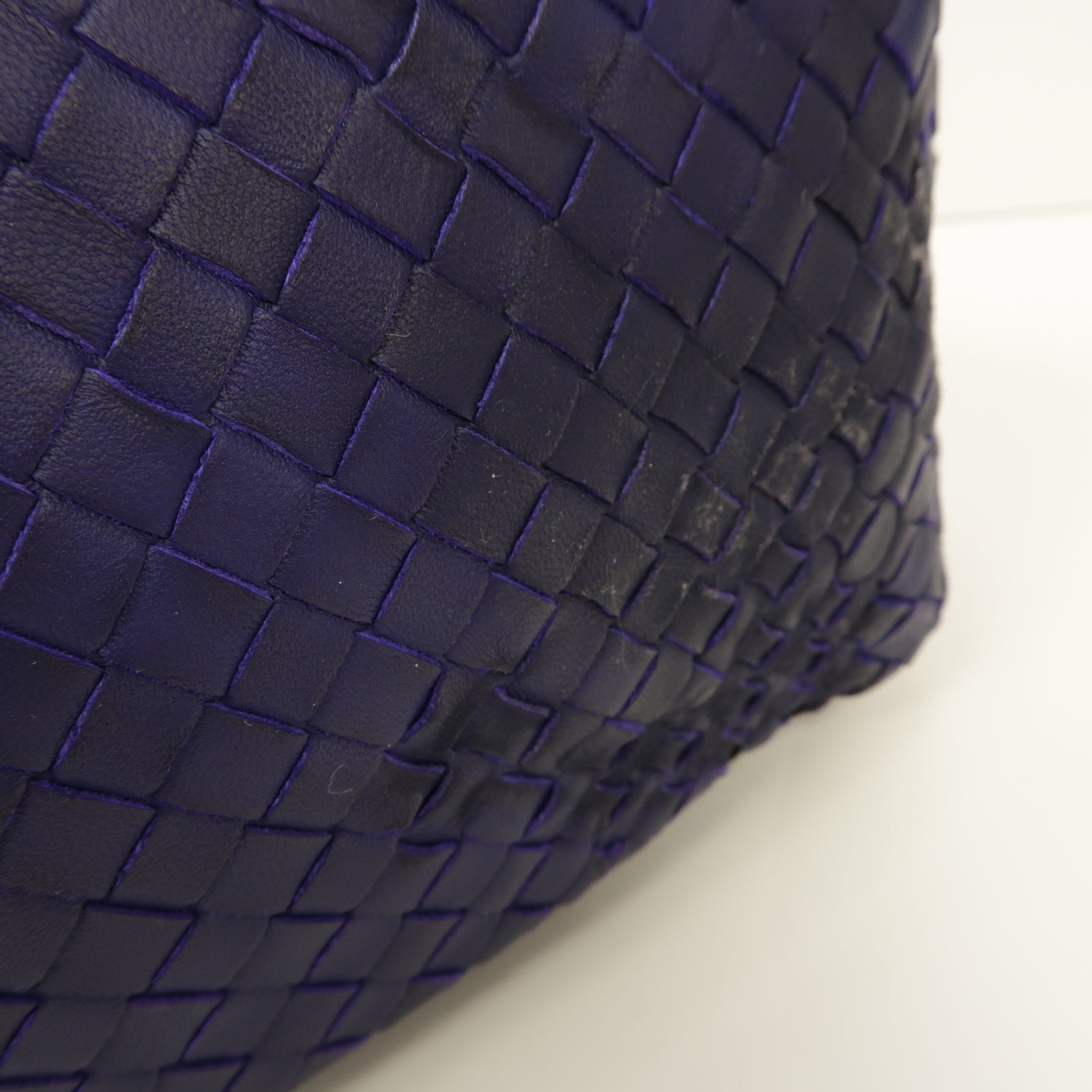 BOTTEGA VENETA 【激減優惠】織紋牛皮皮革Tote Bag金扣手挽袋