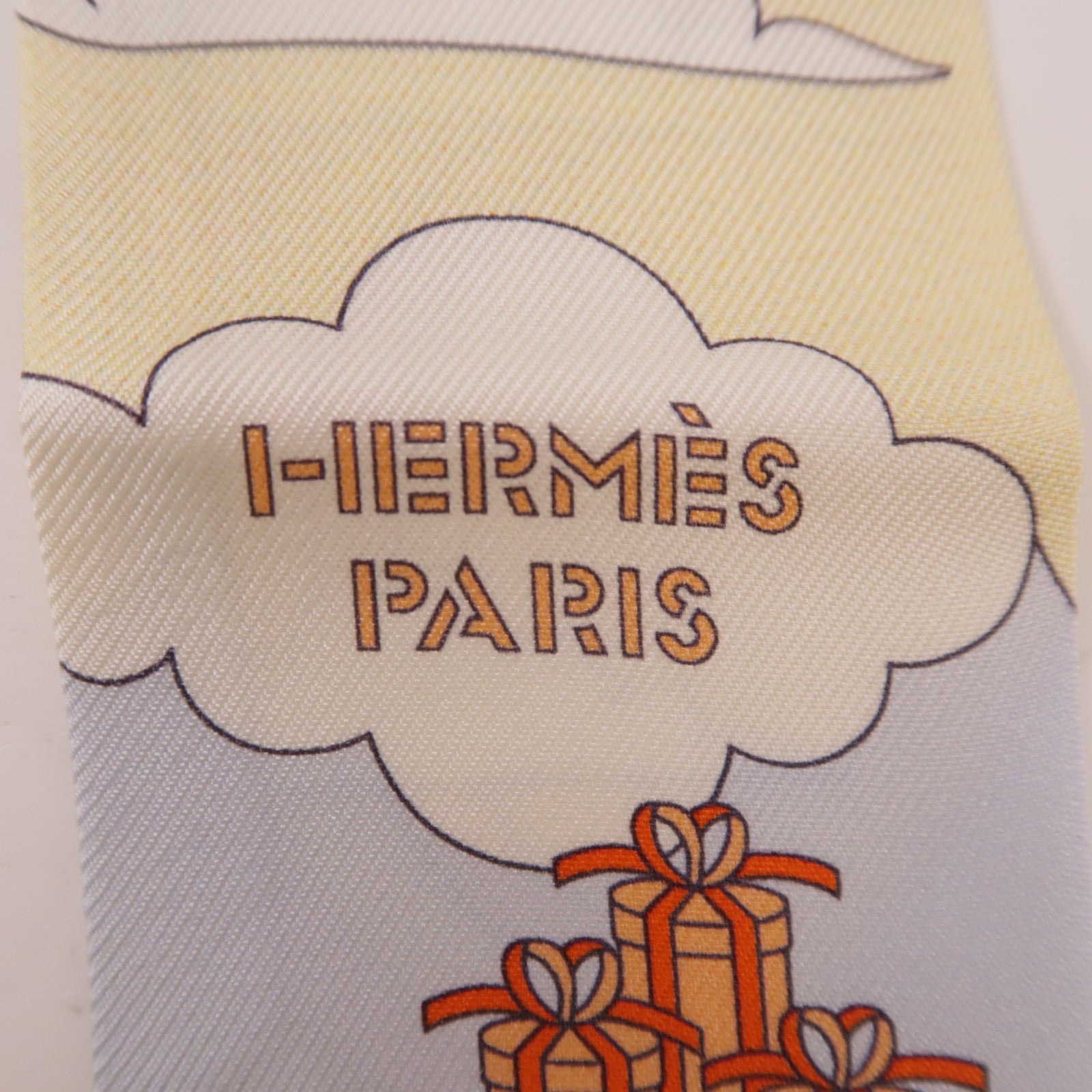 HERMES 絲質Twilly絲巾