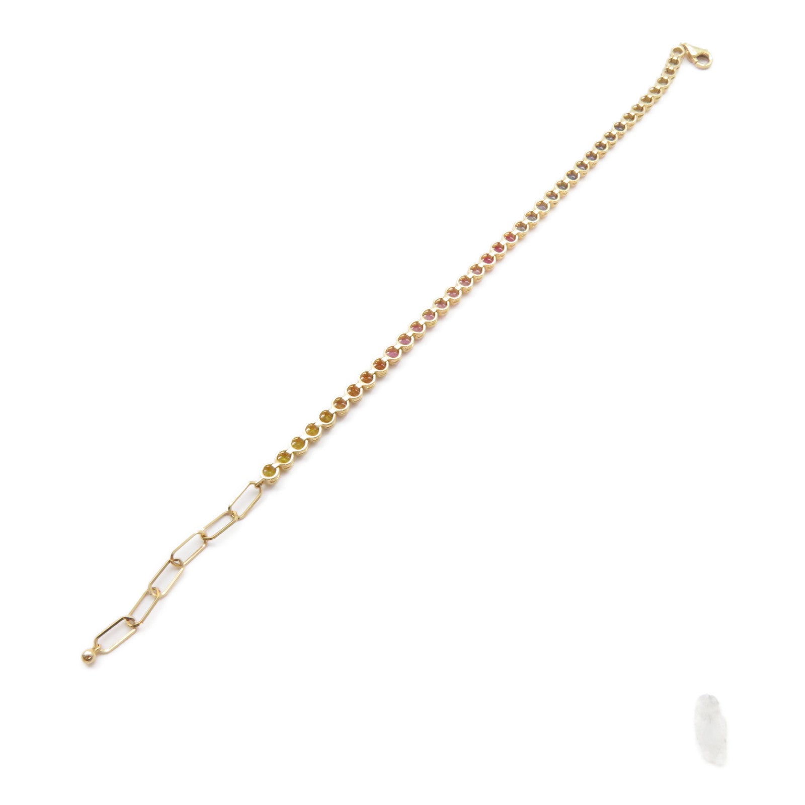 JEWELRY 【激減優惠】18K玫瑰金Sapphire Bracelet 2.99ct彩色寶石手鏈