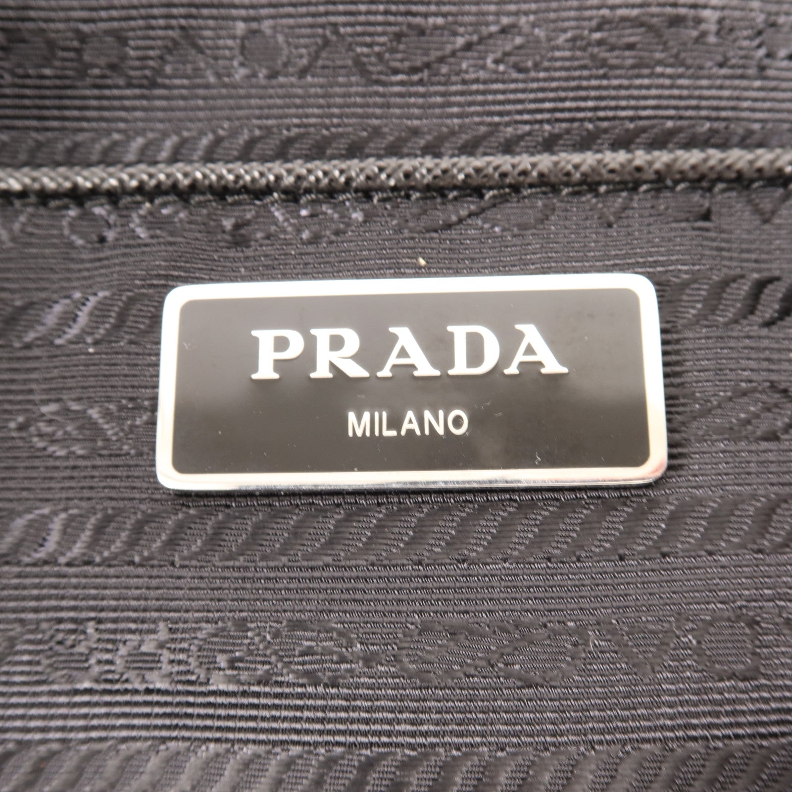 PRADA 尼龍2 Way Shoulder銀扣手挽肩背兩用袋