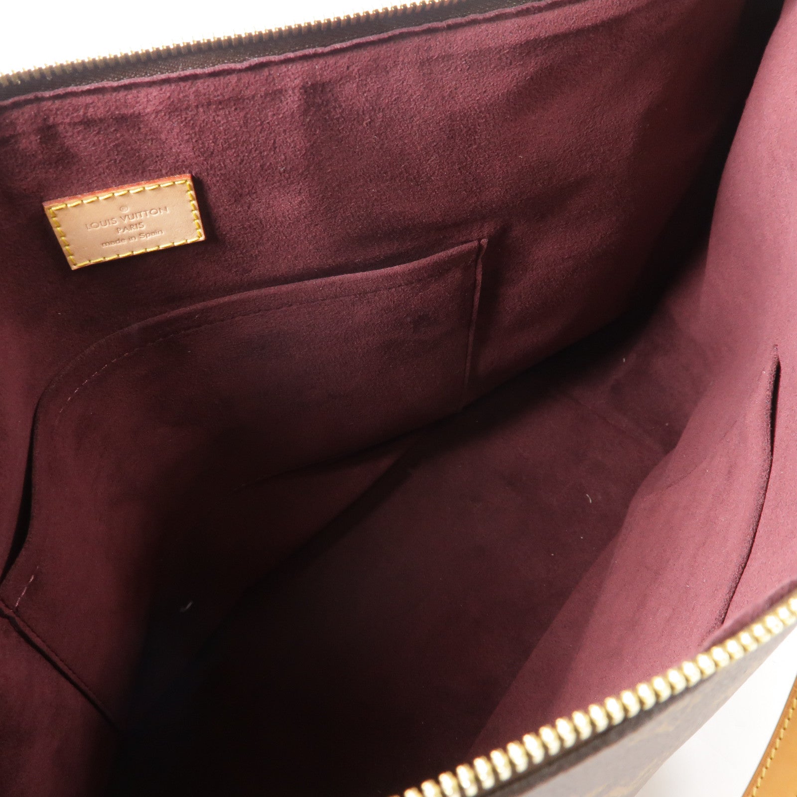 LOUIS VUITTON Monogram Tuileries Tote Bag金扣肩背袋啡色
