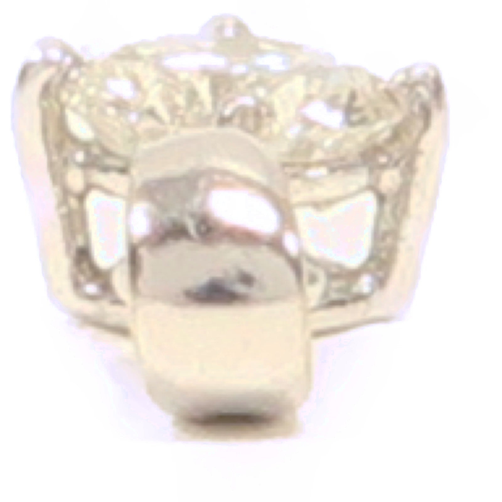 JEWELRY 18K白金Pendant0.30ct鑽石吊墜銀色