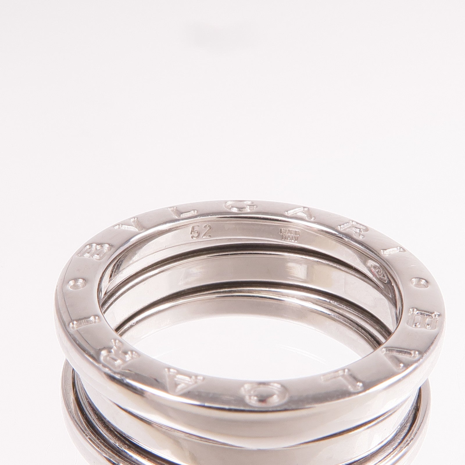 BVLGARI 18K白金B-zero 1 Ring戒指Bvlgari#52/US#6
