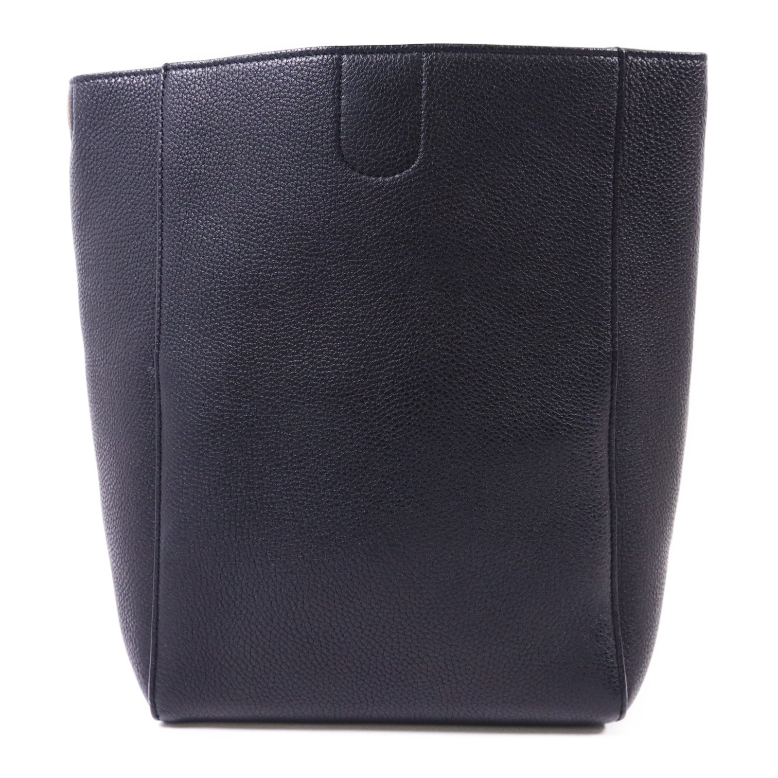 CELINE 牛皮皮革Sangle Bucket Small金扣肩背袋