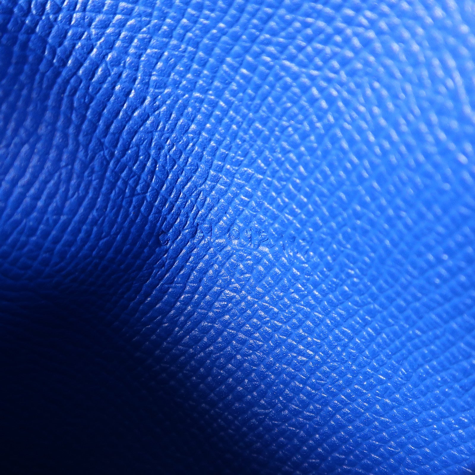 HERMES Epsom皮革Bearn Wallet銀扣錢包Deep Bleu/Bleu Electrique