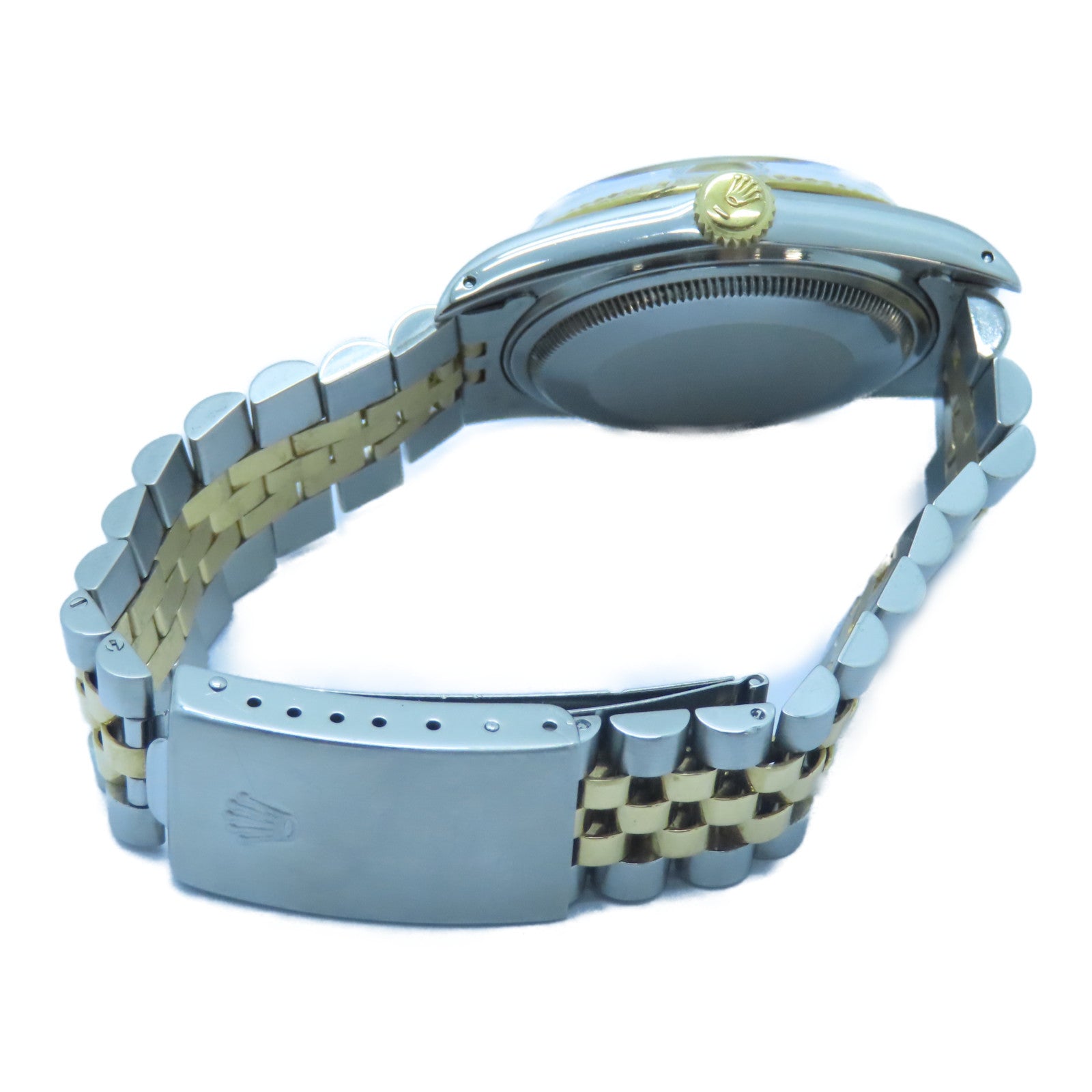 ROLEX Datejust 18K黃金/不鏽鋼手錶自動機芯金色