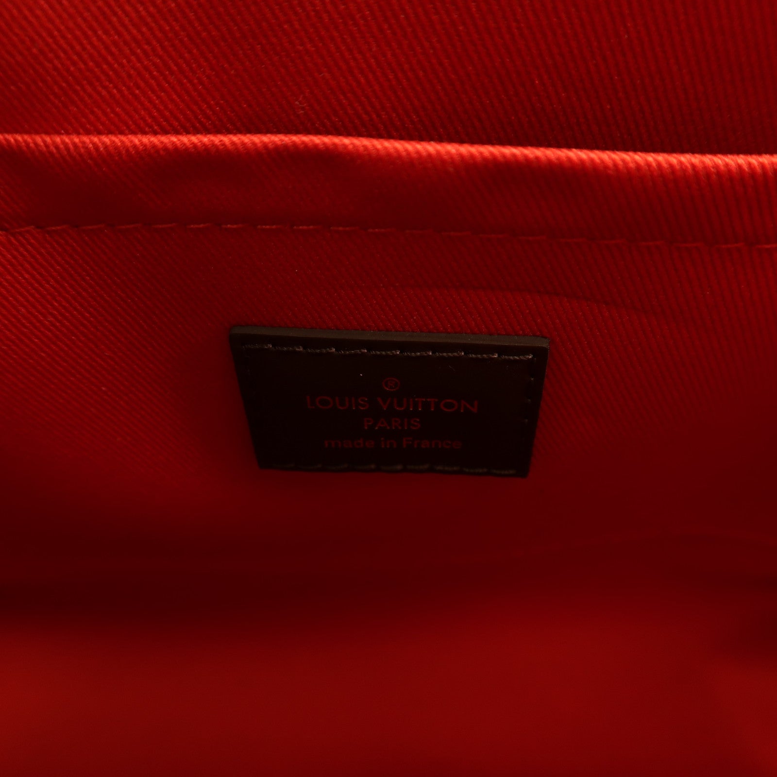 LOUIS VUITTON Damier Croisette金扣手挽肩背兩用袋