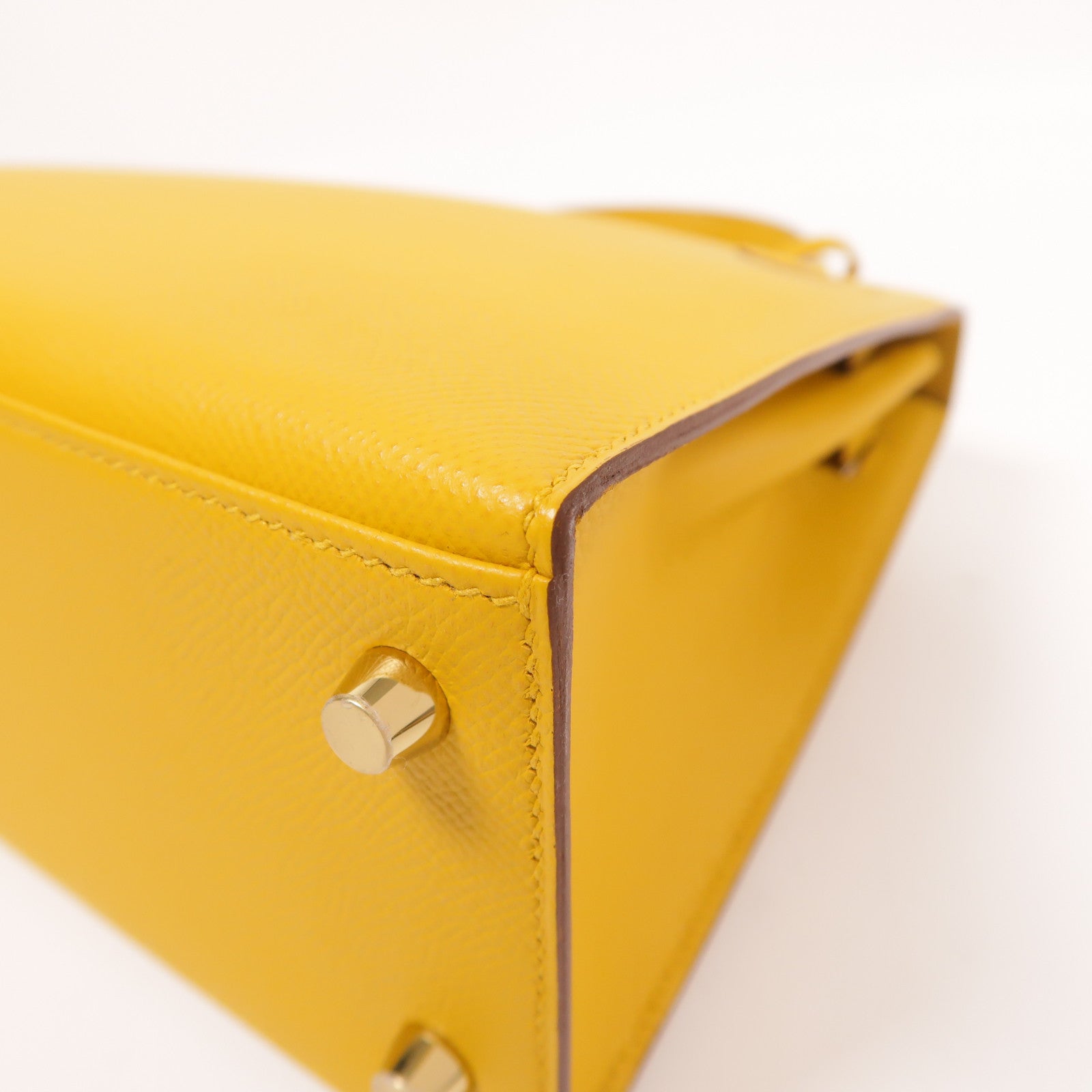 HERMES Epsom皮革Kelly 25金扣手挽肩背兩用袋