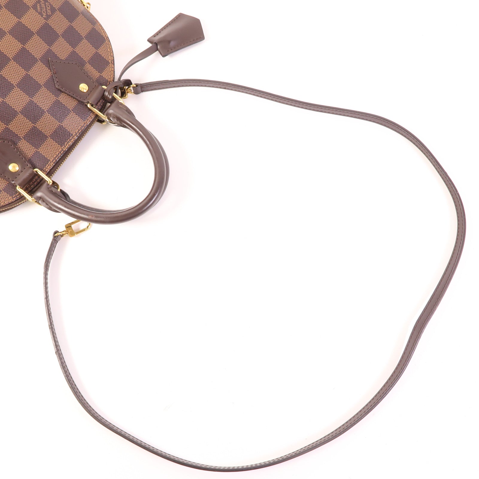 LOUIS VUITTON Damier Alma BB金扣手挽肩背兩用袋