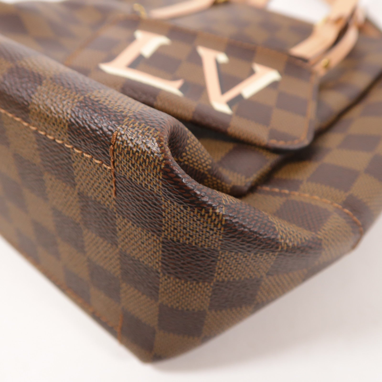 LOUIS VUITTON 【激減優惠】Damier Belmont NV PM金扣手挽肩背兩用袋