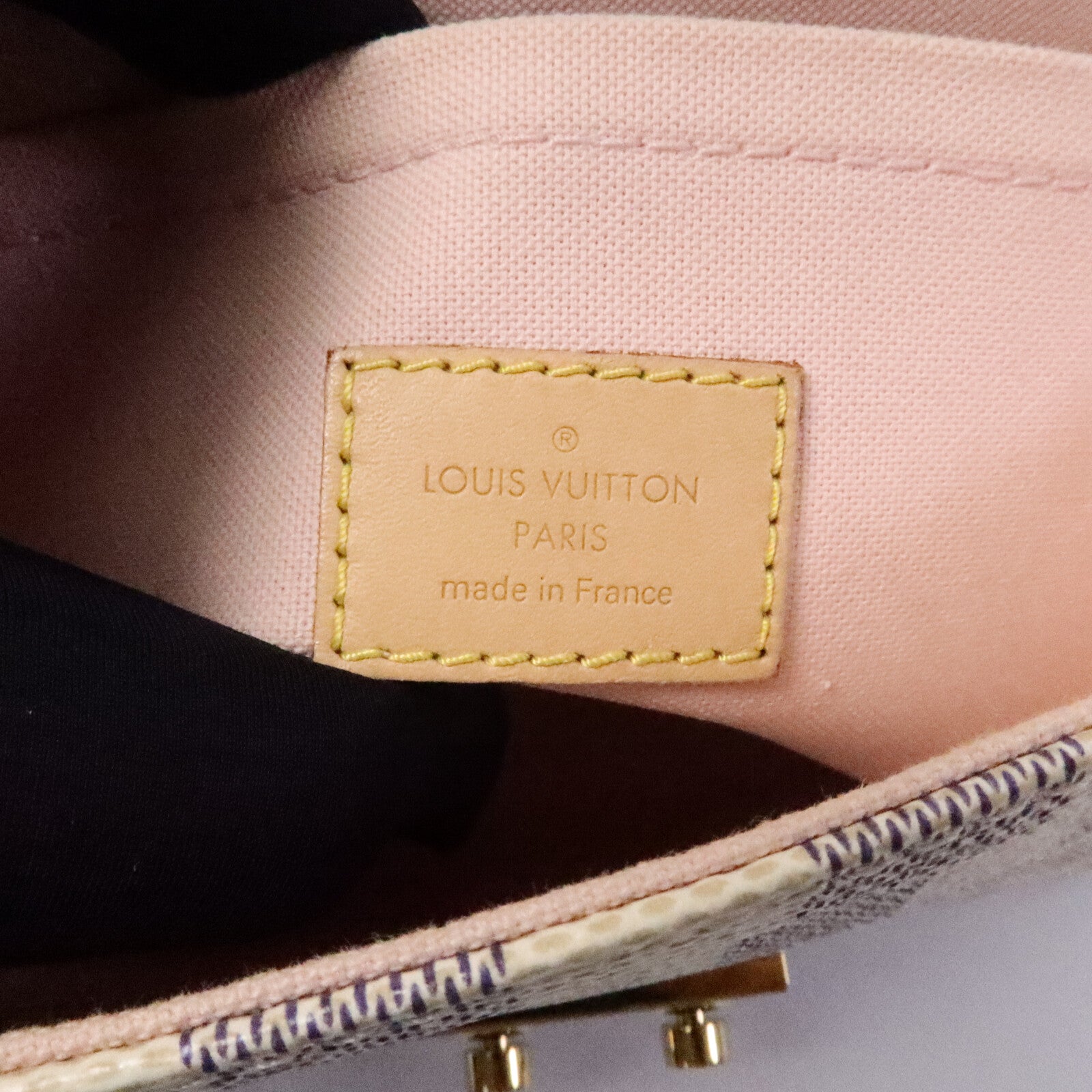 LOUIS VUITTON Damier Azur Croisette手挽肩背兩用袋