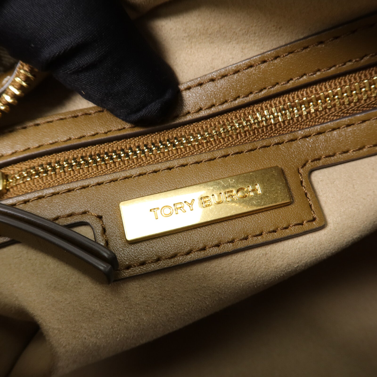 Tory Burch 帆布T Monogram Jacquard Barrel Bag手挽肩背兩用袋