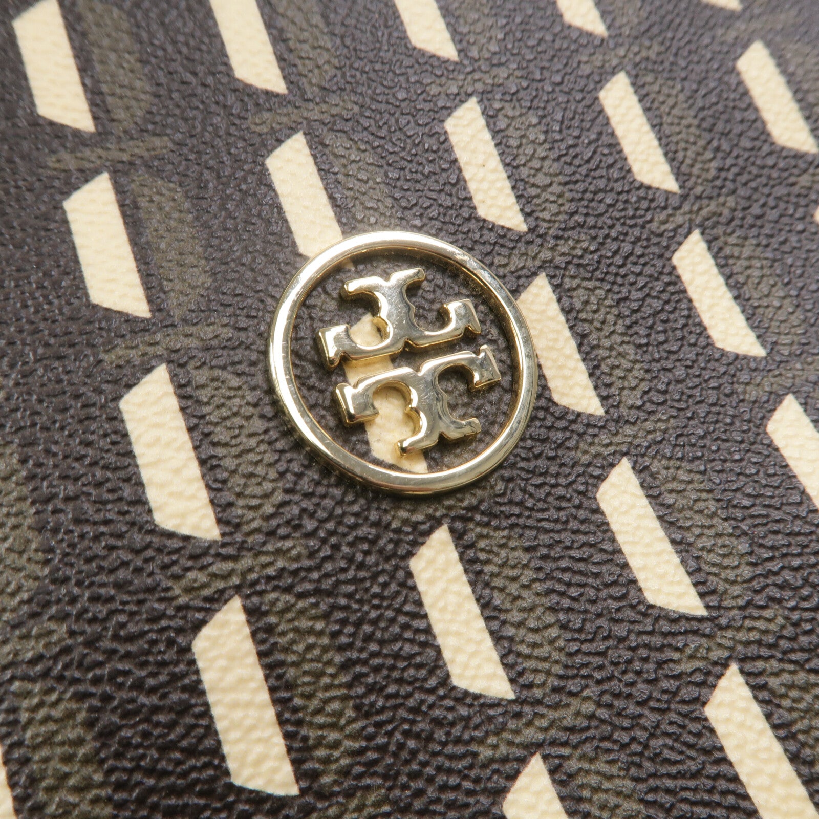 Tory Burch 塗層帆布Boston Bag手挽肩背兩用袋