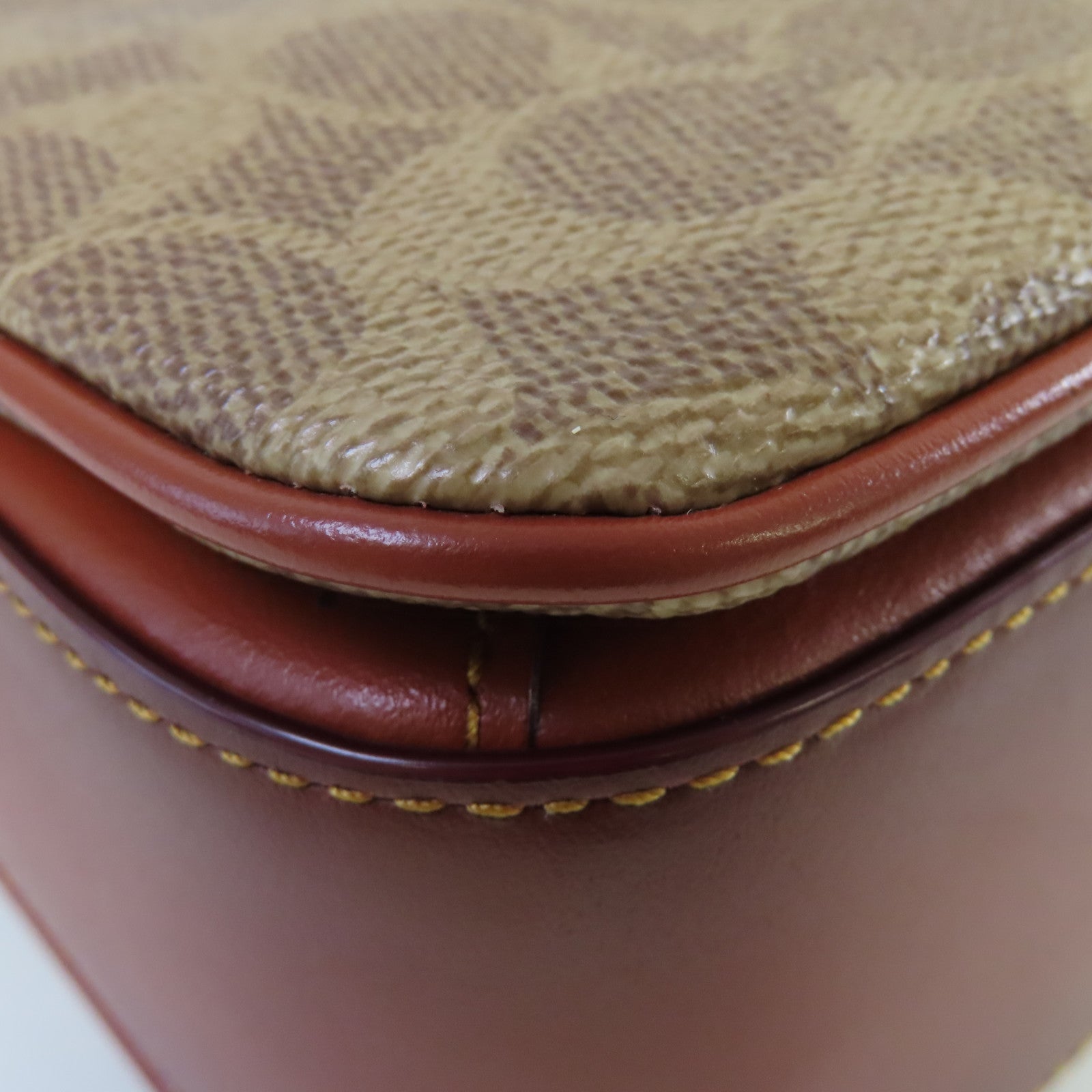 COACH 【激減優惠】塗層帆布/牛皮皮革Marlie Top Handle 2Way Shoulder Bag金扣鏈帶肩背袋啡色