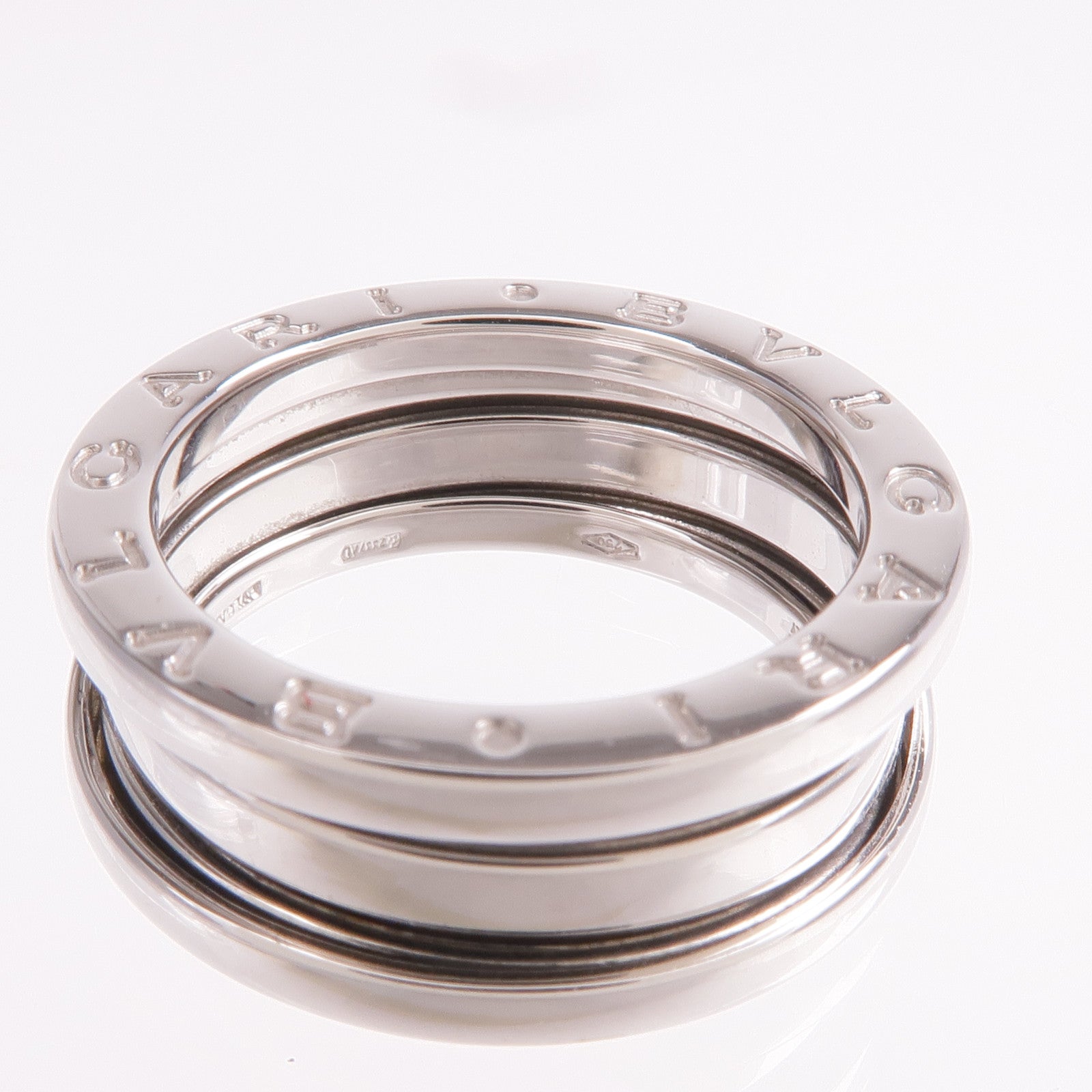 BVLGARI 18K白金B-zero 1 Ring戒指Bvlgari#52/US#6