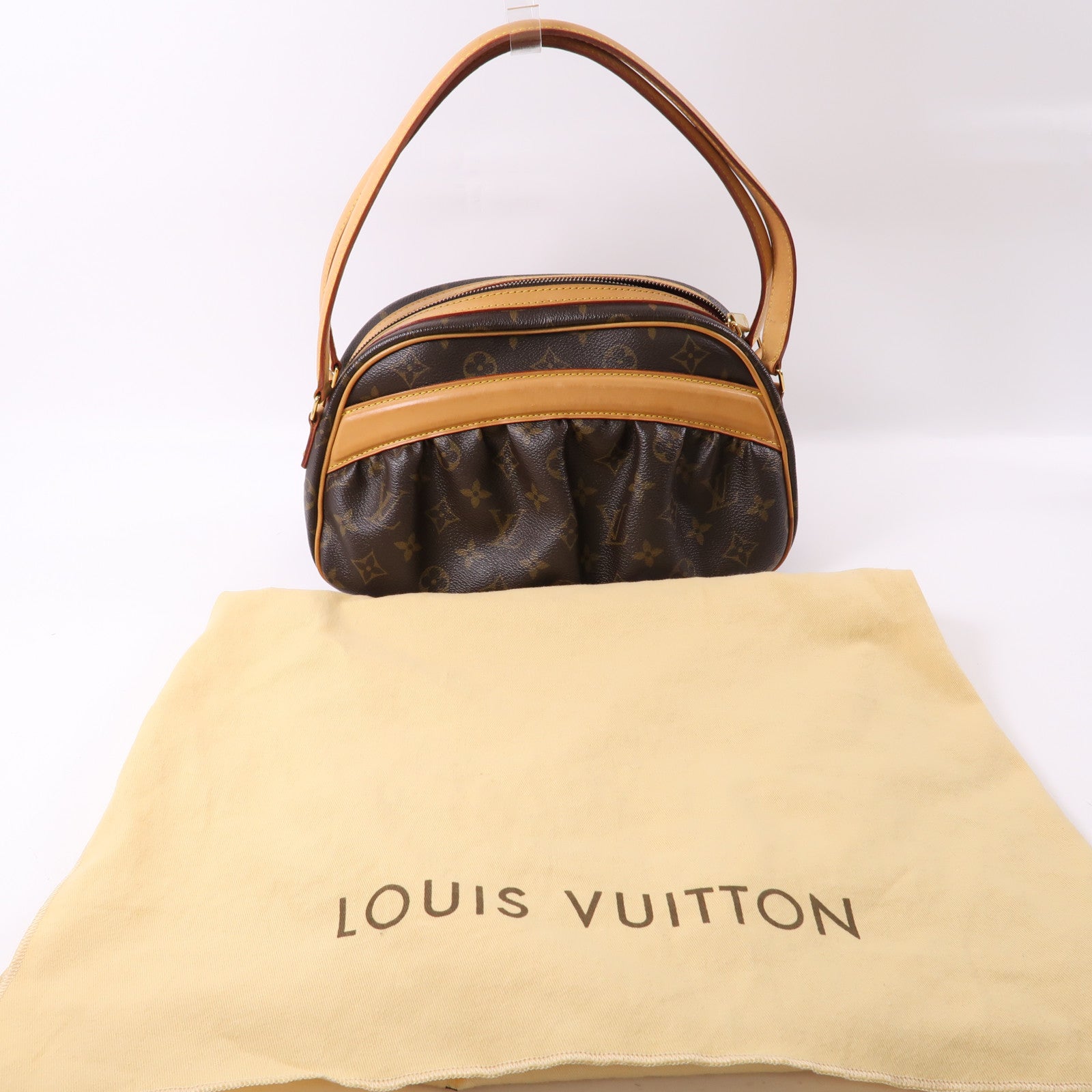 LOUIS VUITTON Monogram Klara金扣肩背袋啡色