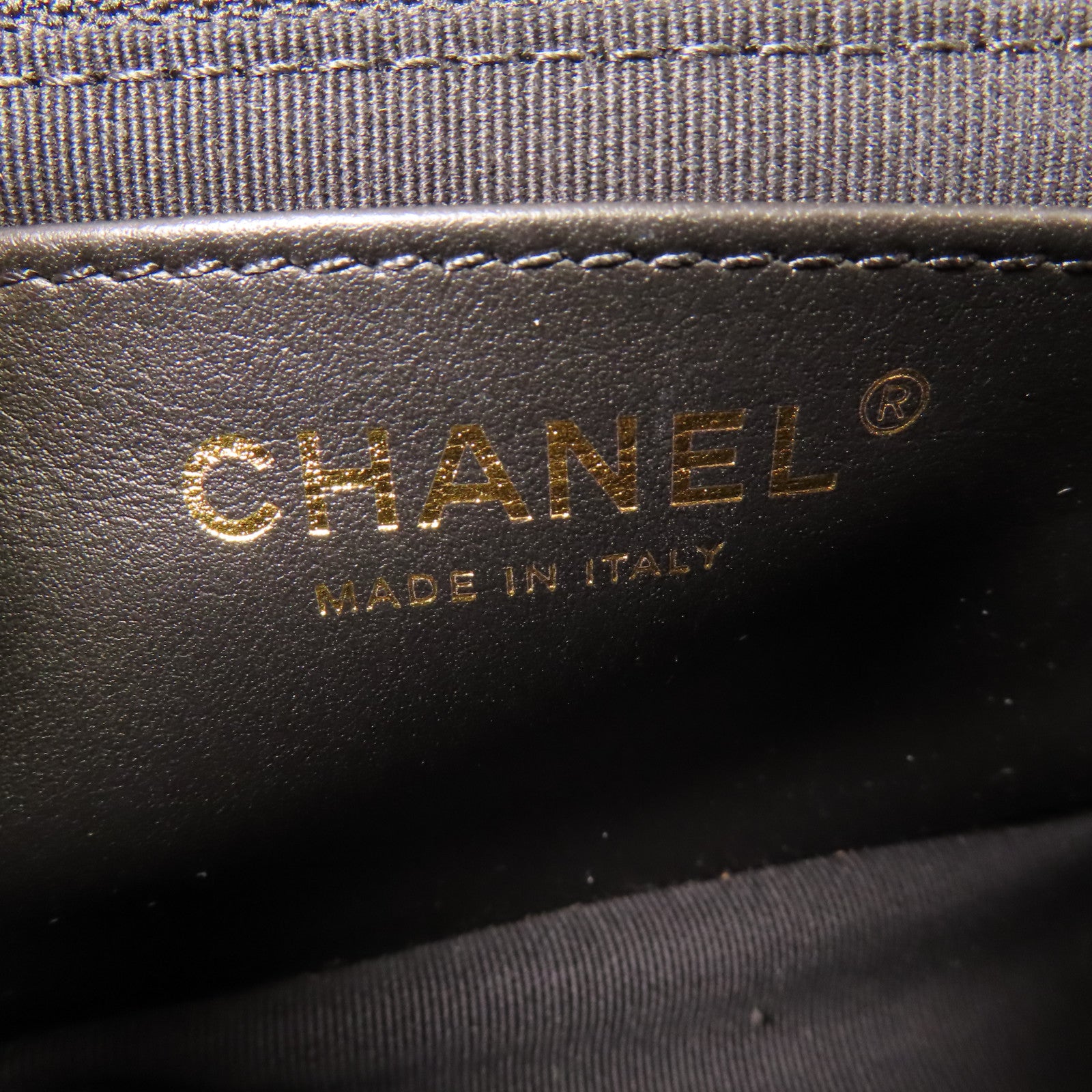 CHANEL 粗花呢Chain Shoulder金扣鏈帶肩背袋