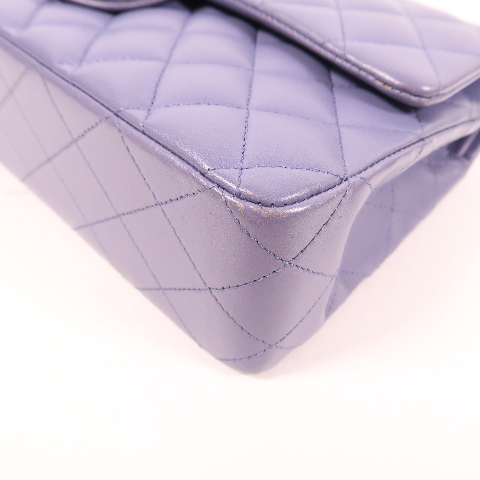 CHANEL 羊皮皮革Classic 25銀扣鏈帶肩背袋