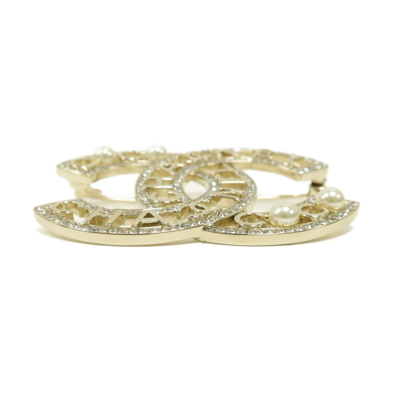CHANEL 金屬Brooch胸針銀色