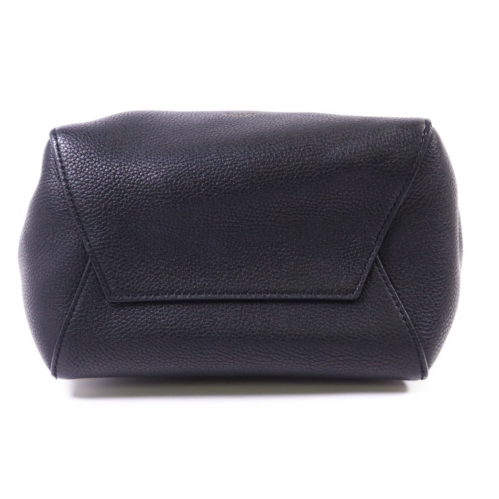 CELINE 牛皮皮革Sangle Bucket Small金扣肩背袋