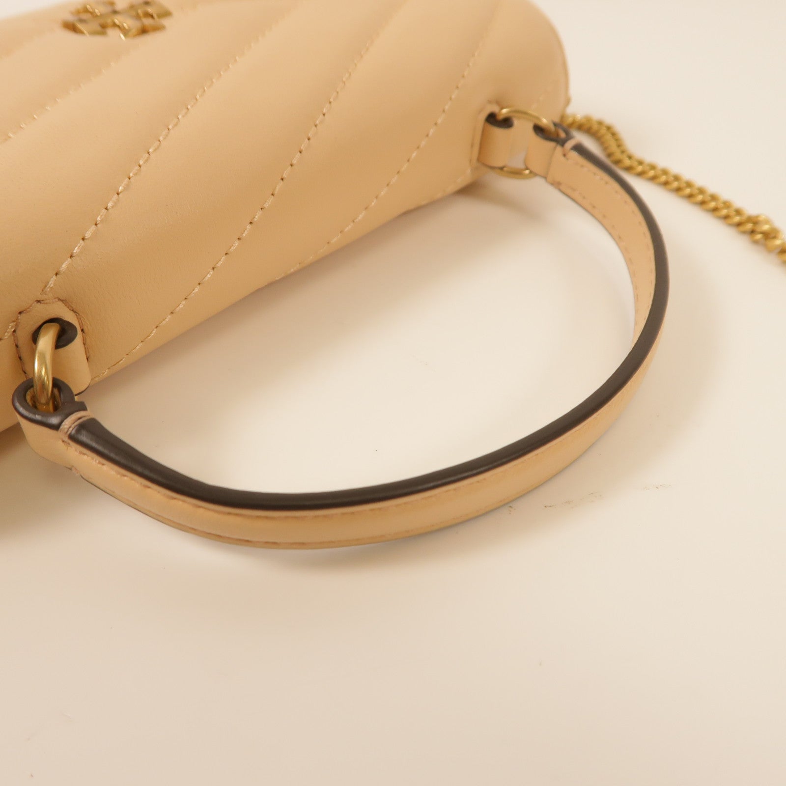 Tory Burch 【激減優惠】皮革Mini Kira Chevron手挽肩背兩用袋