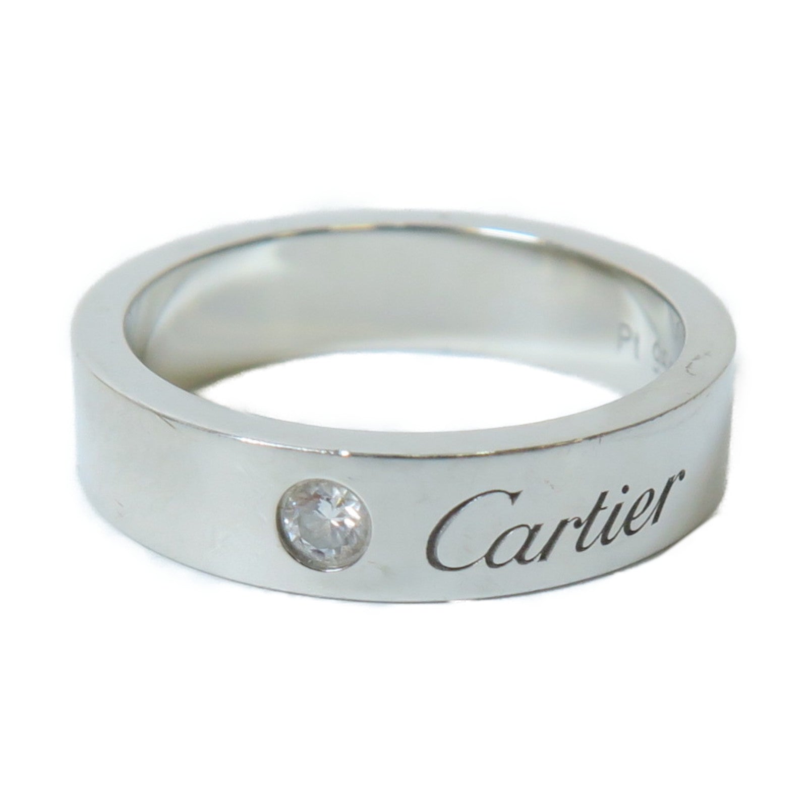 CARTIER 【激減優惠】PT950鉑金Wedding Ring戒指US#4