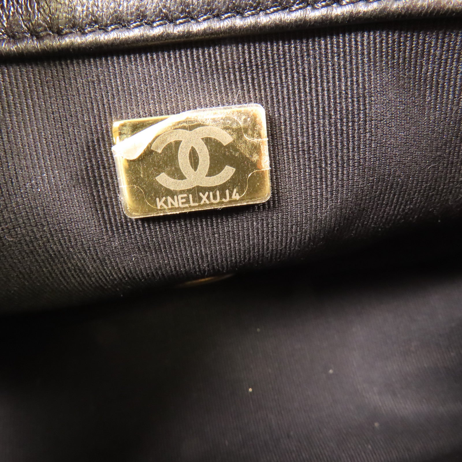 CHANEL 粗花呢Chain Shoulder金扣鏈帶肩背袋