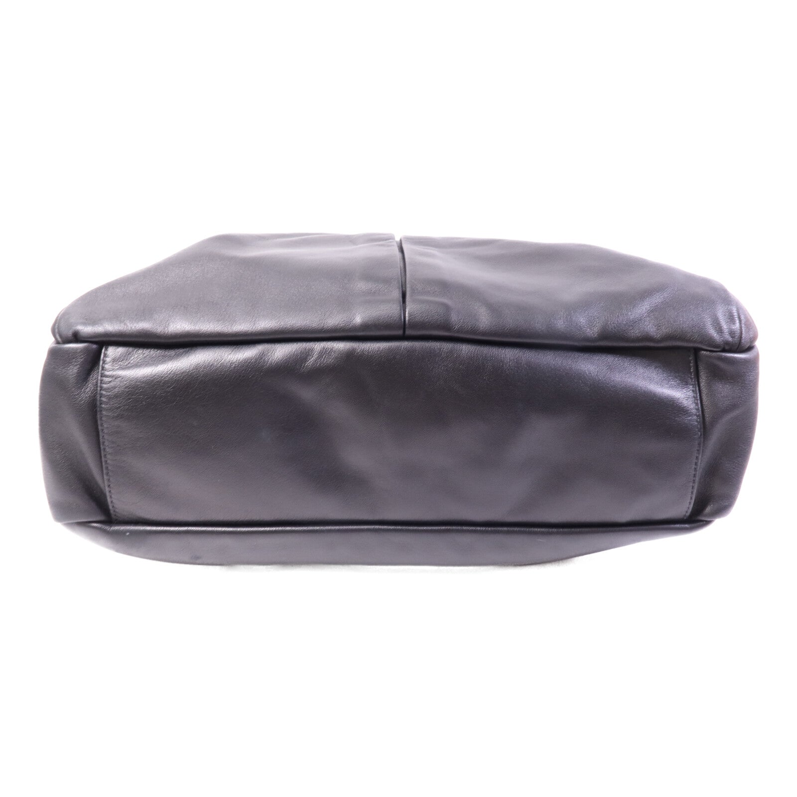 PRADA 牛皮皮革Vintage Handbag銀扣手挽肩背兩用袋