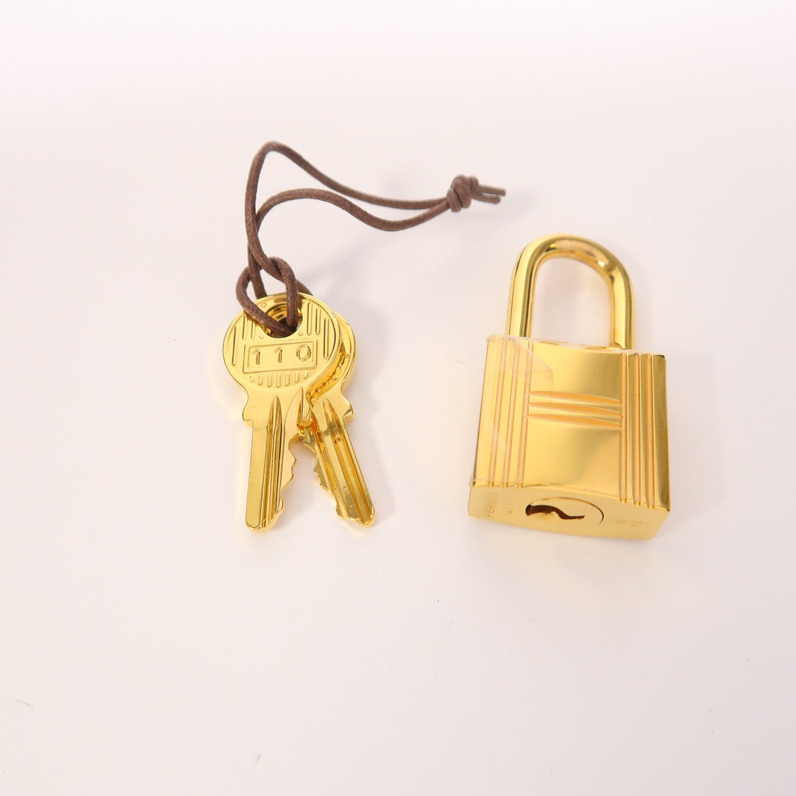 HERMES Clemence皮革Picotin MM金扣手挽袋Bleu France