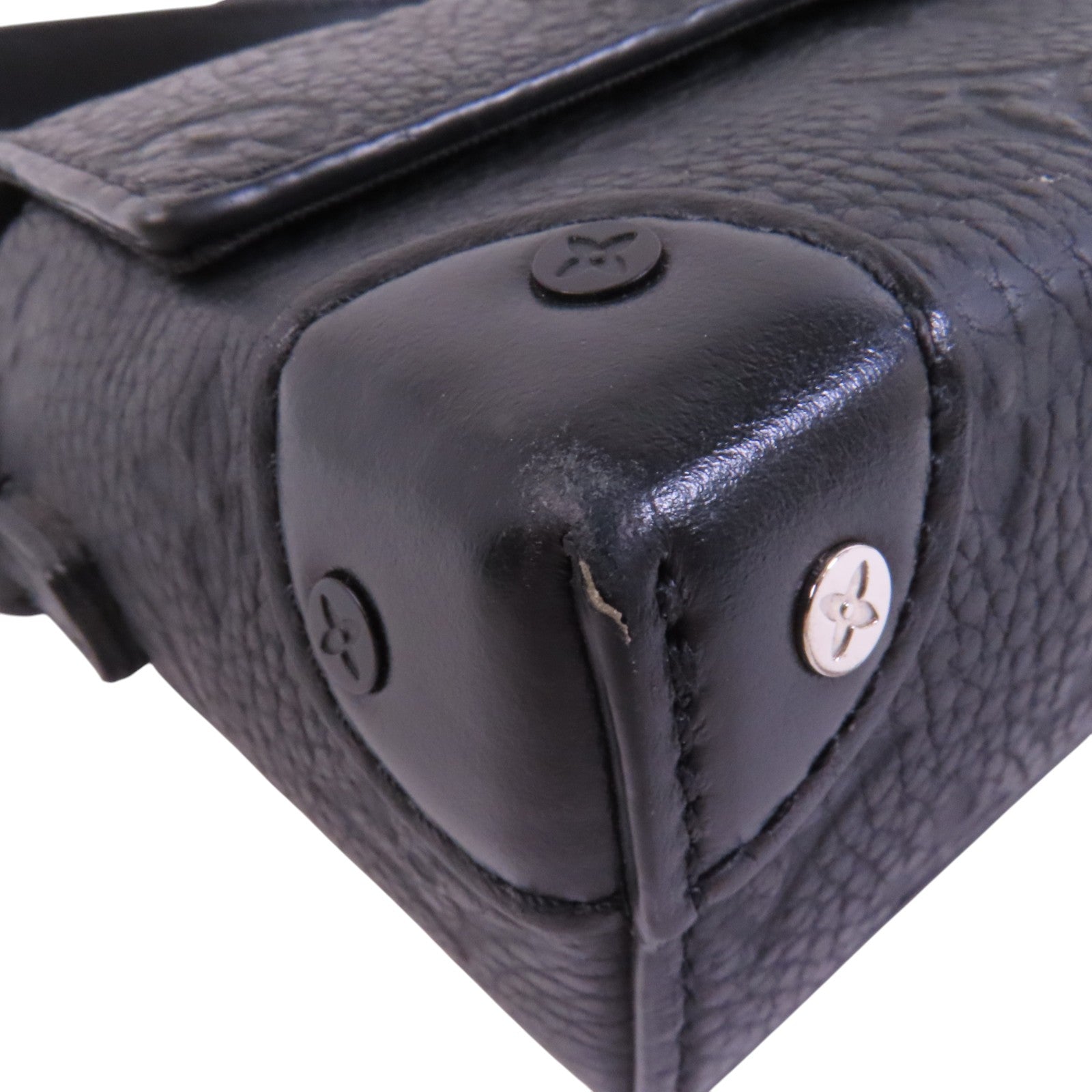 LOUIS VUITTON Monogram Taurillon Steamer Bag肩背袋