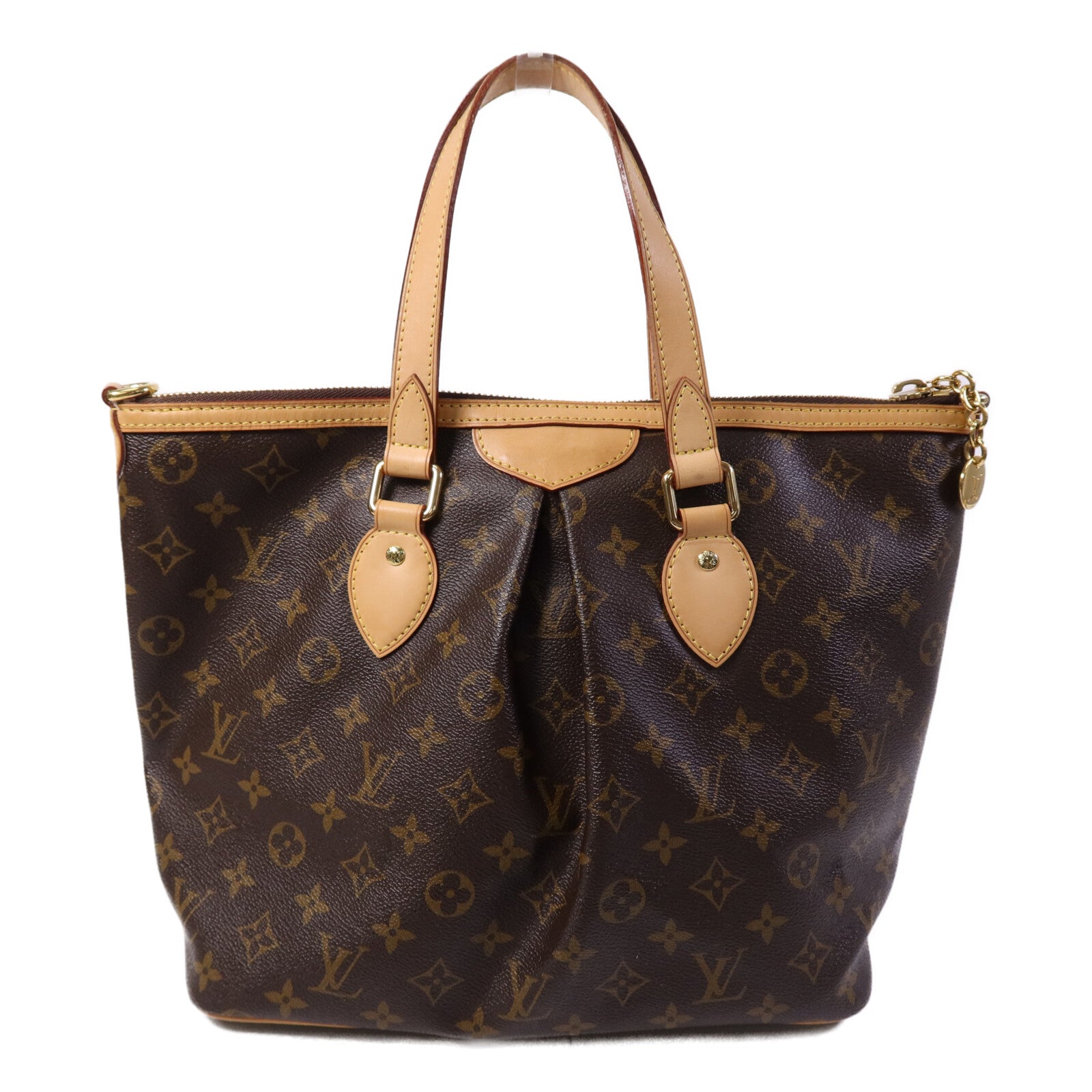 LOUIS VUITTON Monogram Palermo PM金扣手挽肩背兩用袋