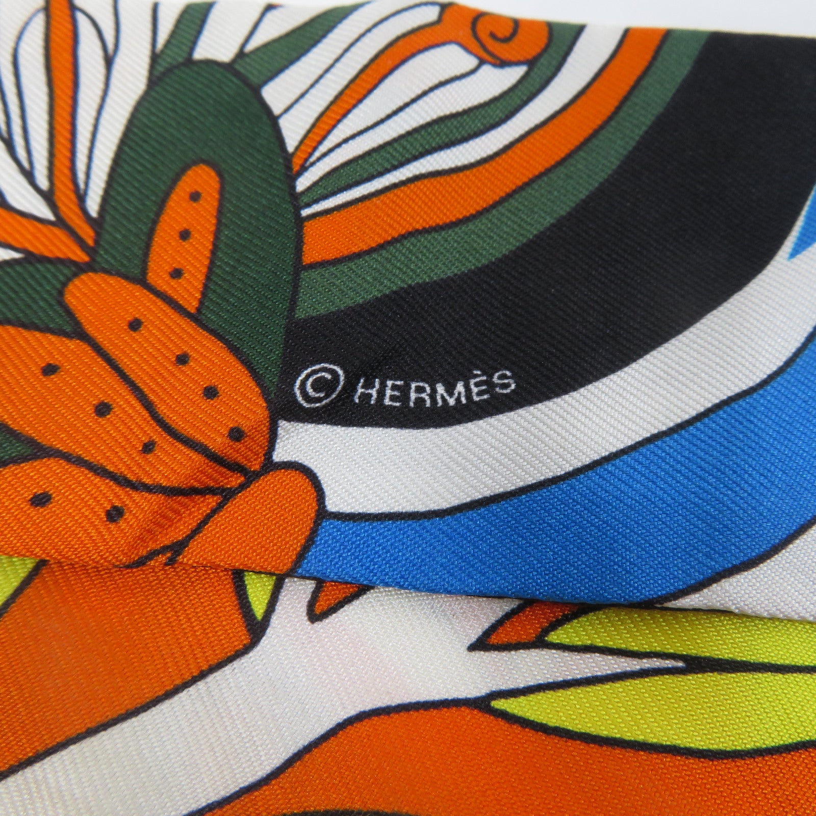 HERMES 【激減優惠】絲質Twilly絲巾彩色