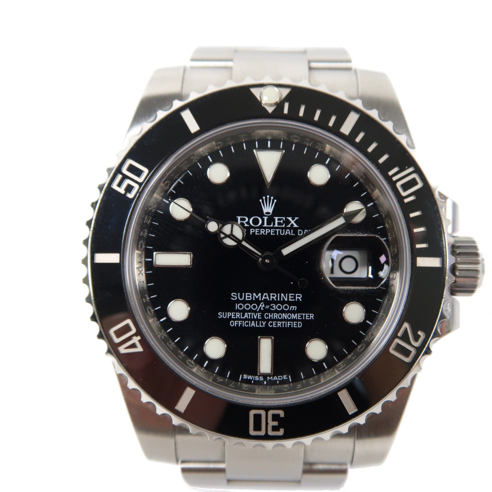 ROLEX Submarinar Date不鏽鋼手錶自動機芯黑色