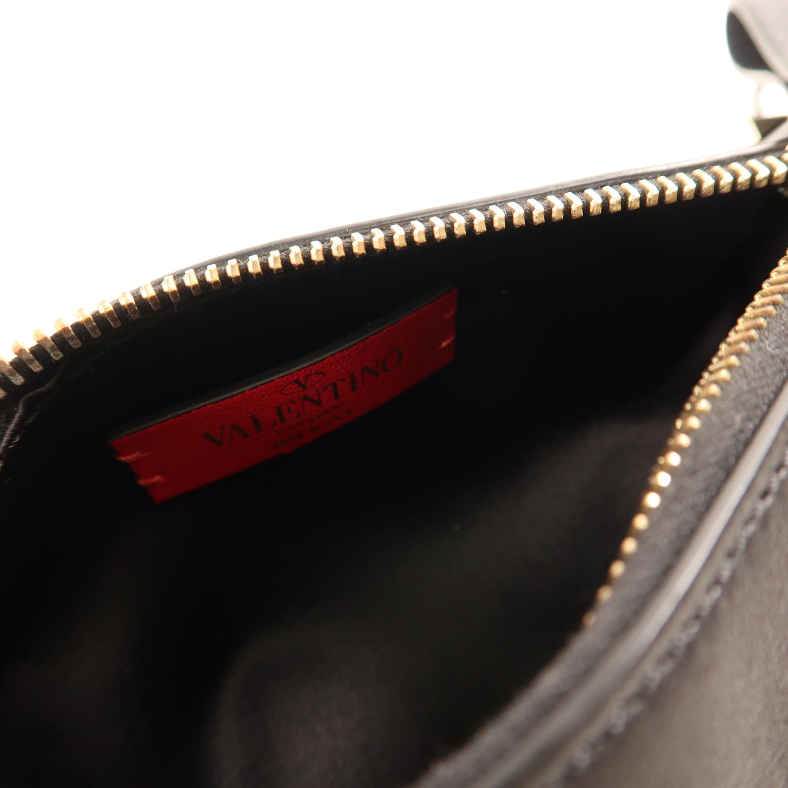 Valentino 【激減優惠】牛皮皮革Shoulder Bag金扣肩背袋