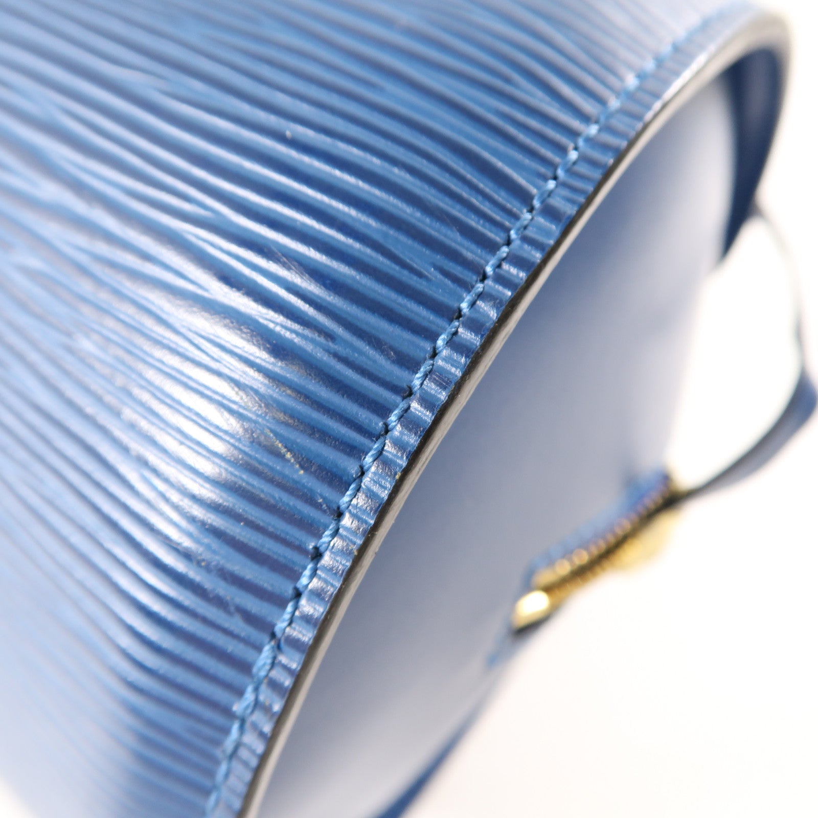 LOUIS VUITTON Epi Soufflot手挽袋藍色