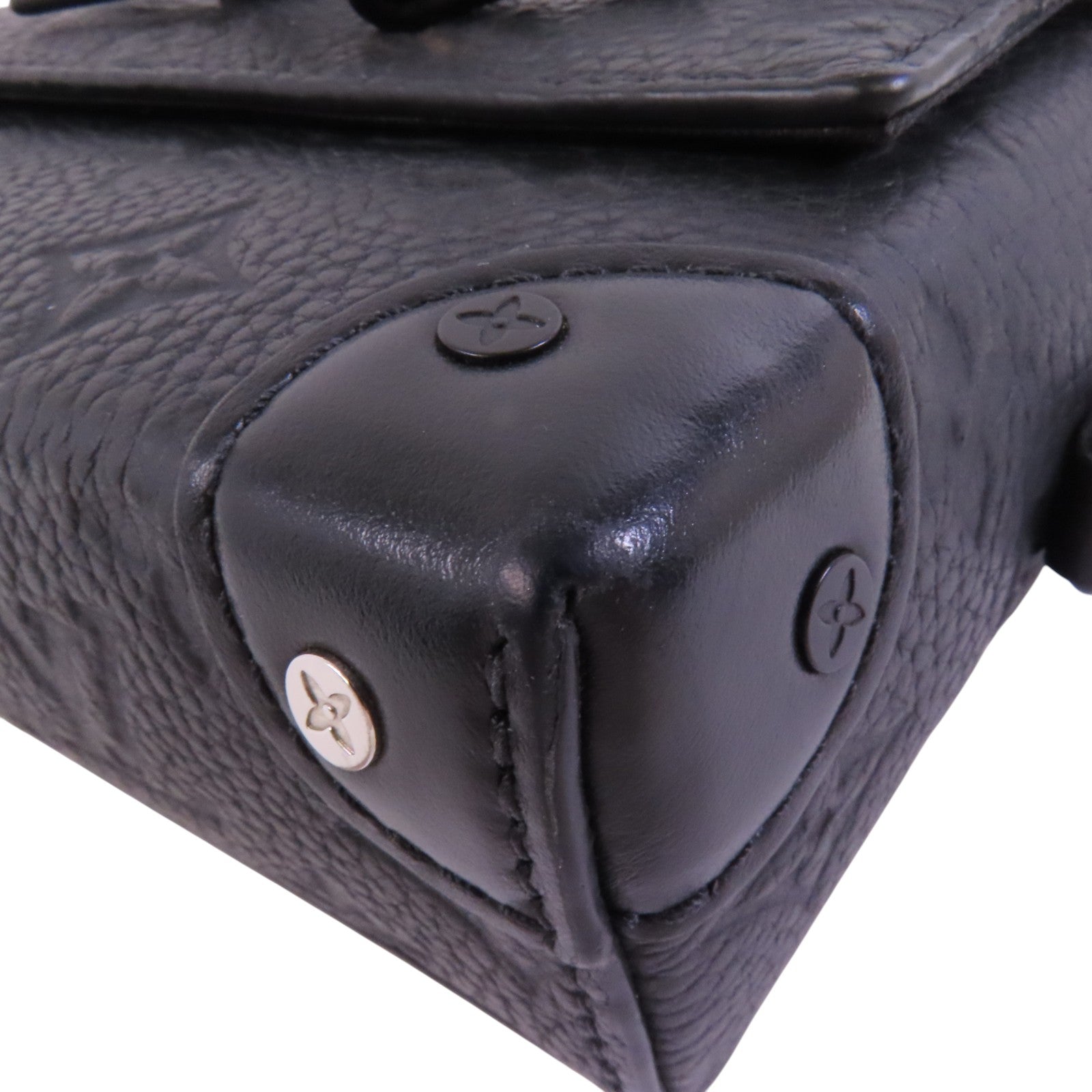 LOUIS VUITTON Monogram Taurillon Steamer Bag肩背袋