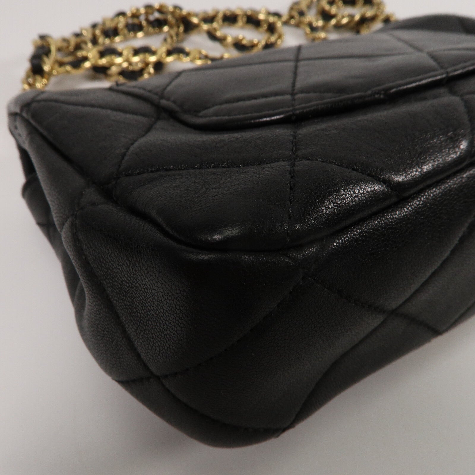 CHANEL 牛皮皮革Shoulder Bag鏈帶手挽肩背兩用袋