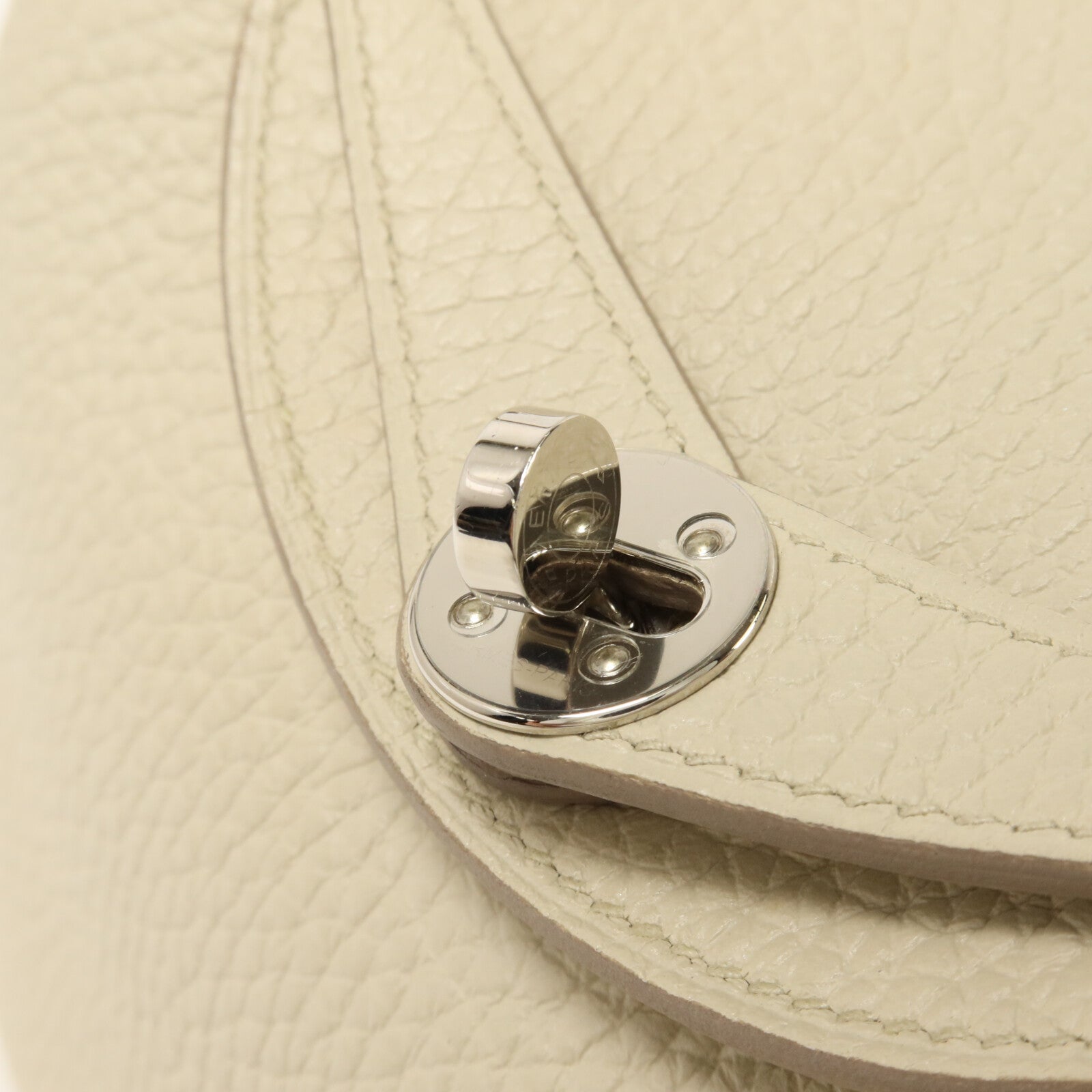 HERMES Clemence皮革Mini Lindy手挽肩背兩用袋Beton