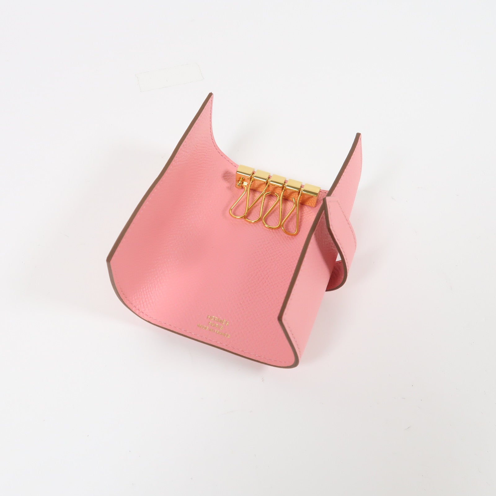 【HERMES】Bearn key ring ベアンキーリング Rose Azalee HERMES】Bearn key ring ベアンキーリング Rose Azalee