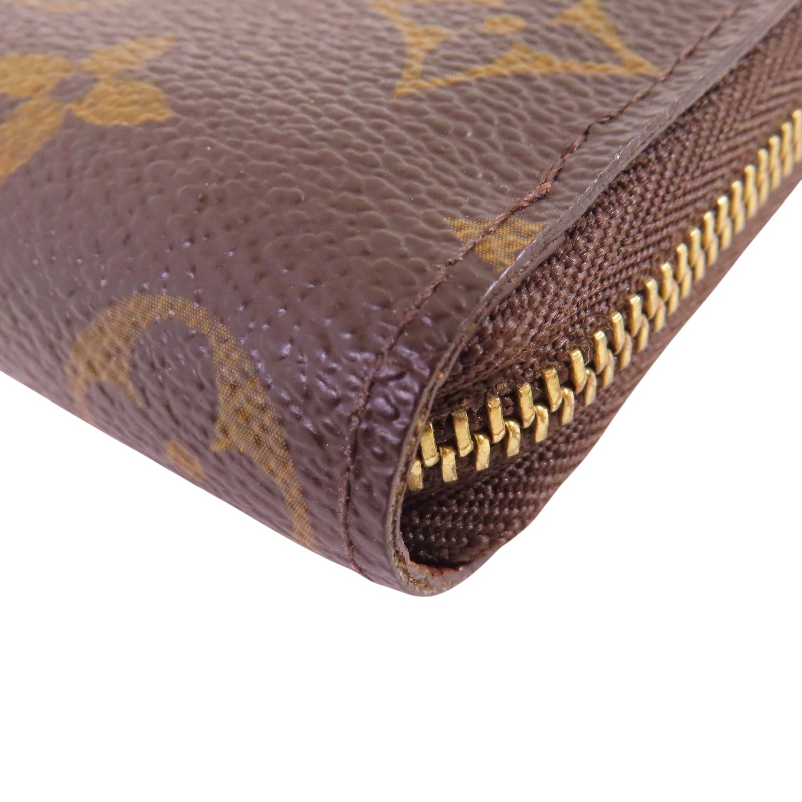 LOUIS VUITTON LV GHW Round Card Case Coin Case Card Holder M60067 Monogram