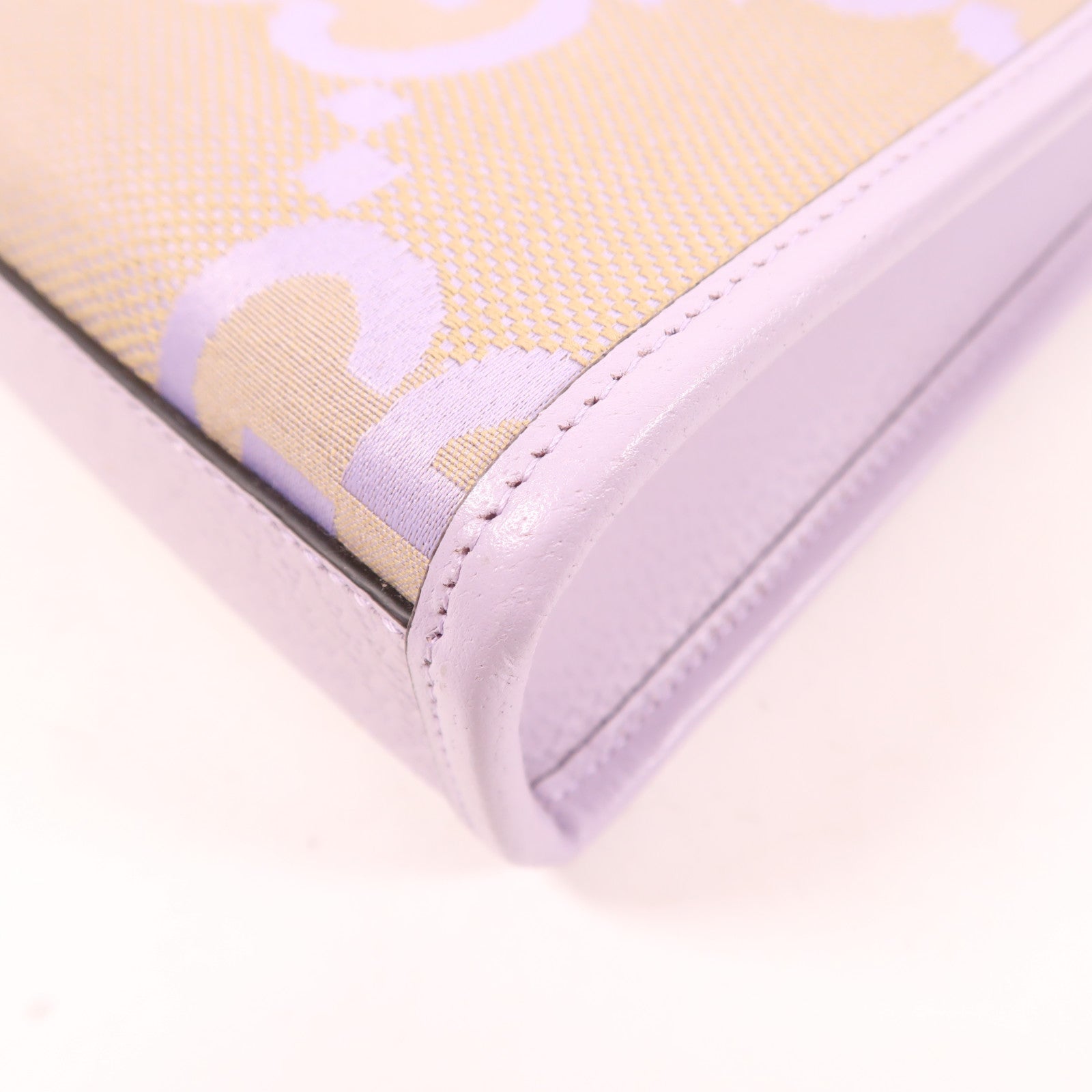 GUCCI 帆布/牛皮皮革Shoulder Bag金扣手挽肩背兩用袋