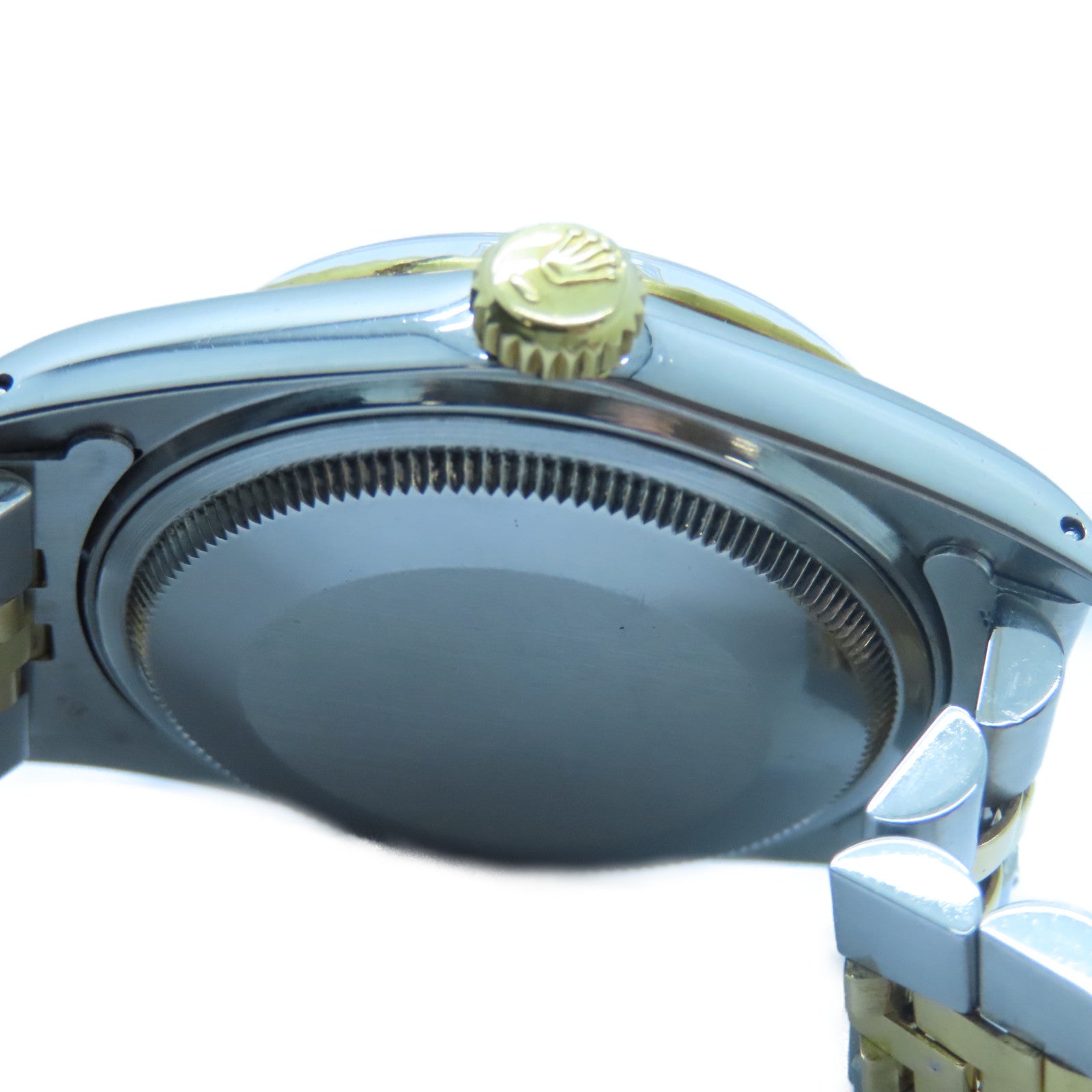 ROLEX Datejust 18K黃金/不鏽鋼手錶自動機芯金色