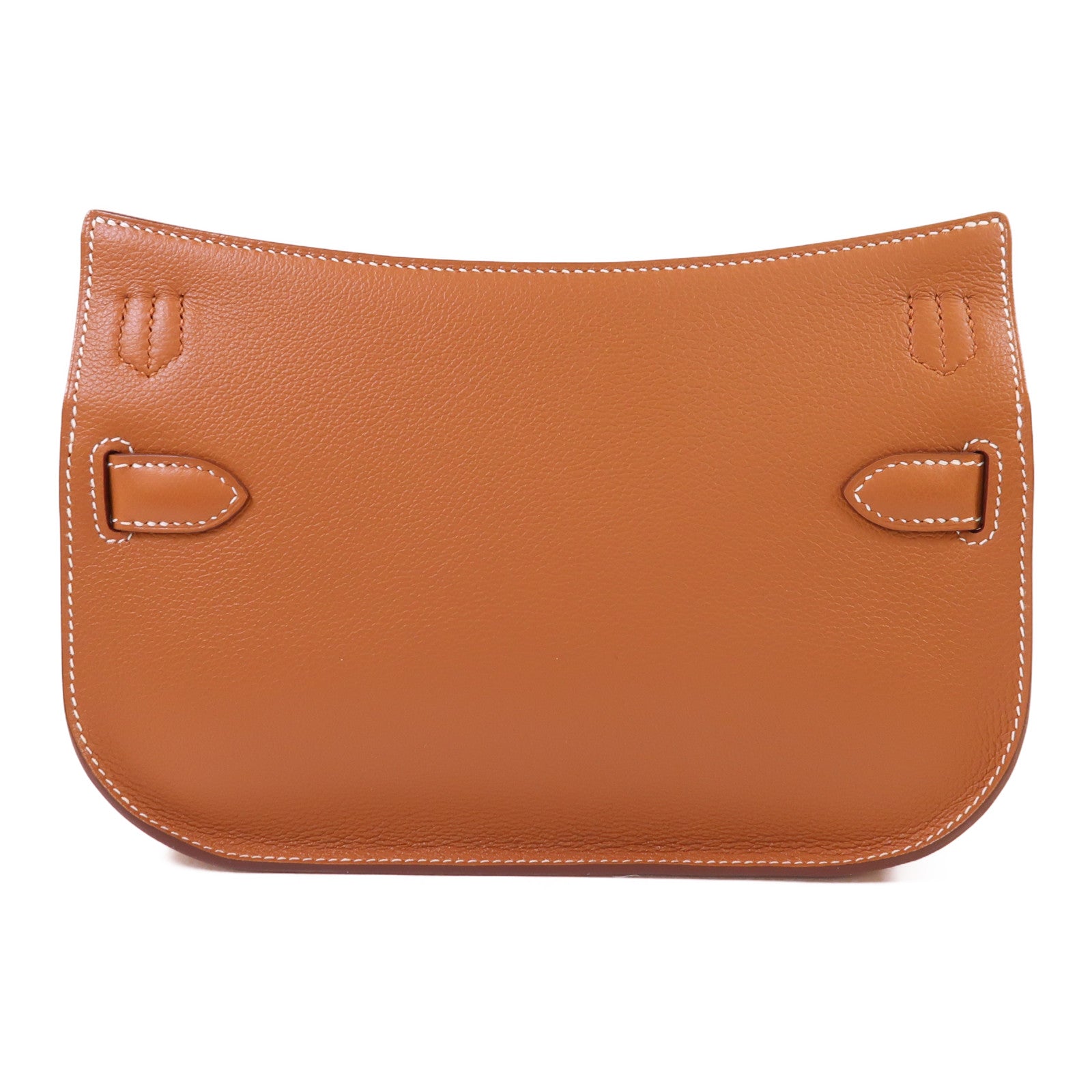 HERMES Evercolor皮革Jypsiere Mini金扣肩背袋Gold