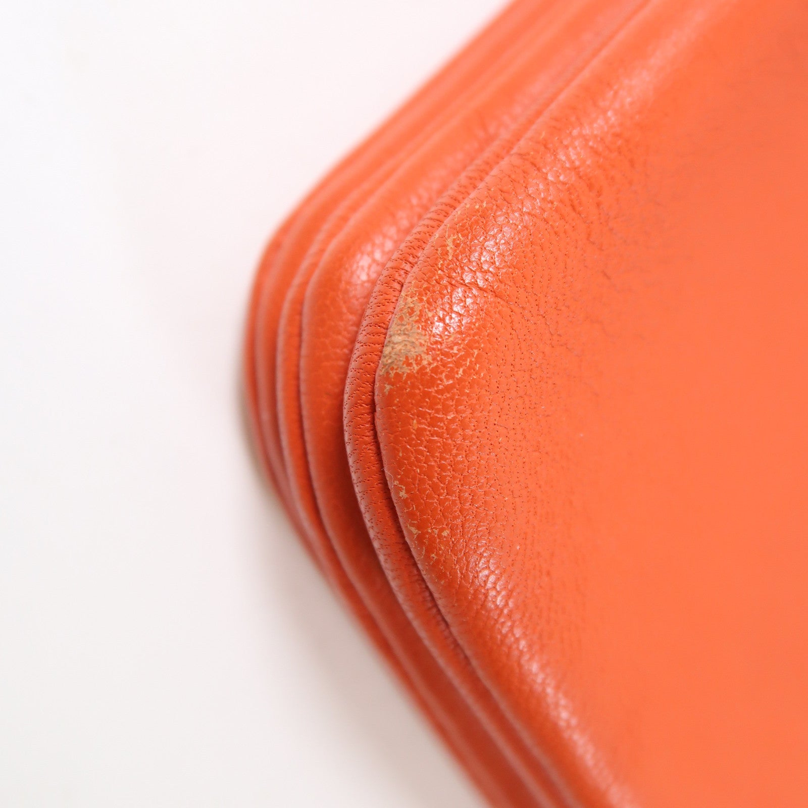 CELINE 【激減優惠】羊皮皮革Trio金扣肩背袋紅色