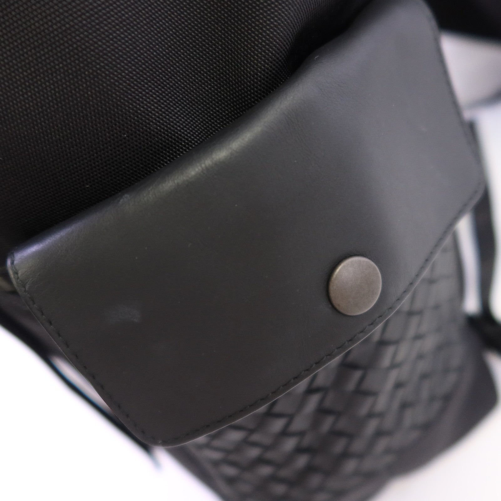 BOTTEGA VENETA 帆布/織紋皮革Backpack背包