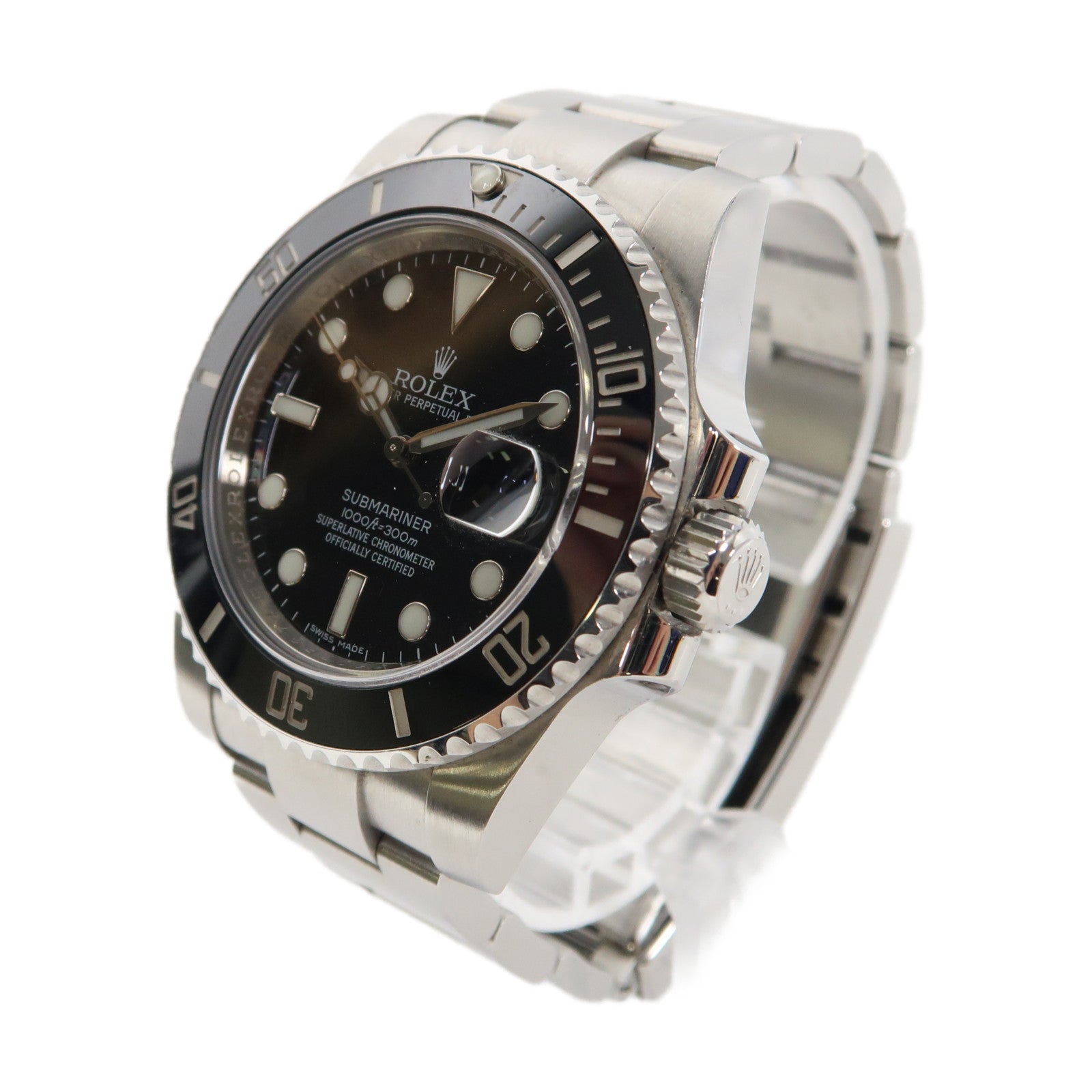 ROLEX Submarinar Date不鏽鋼手錶自動機芯黑色