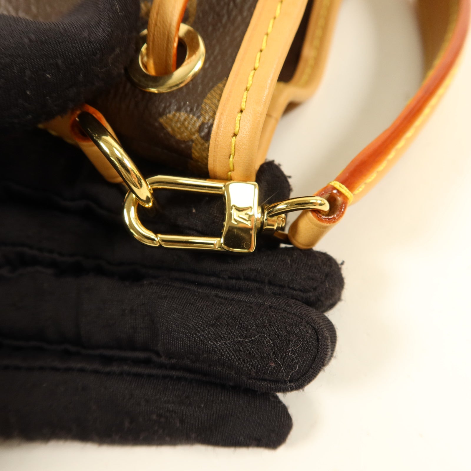 LOUIS VUITTON Monogram Nano Noe金扣手挽肩背兩用袋